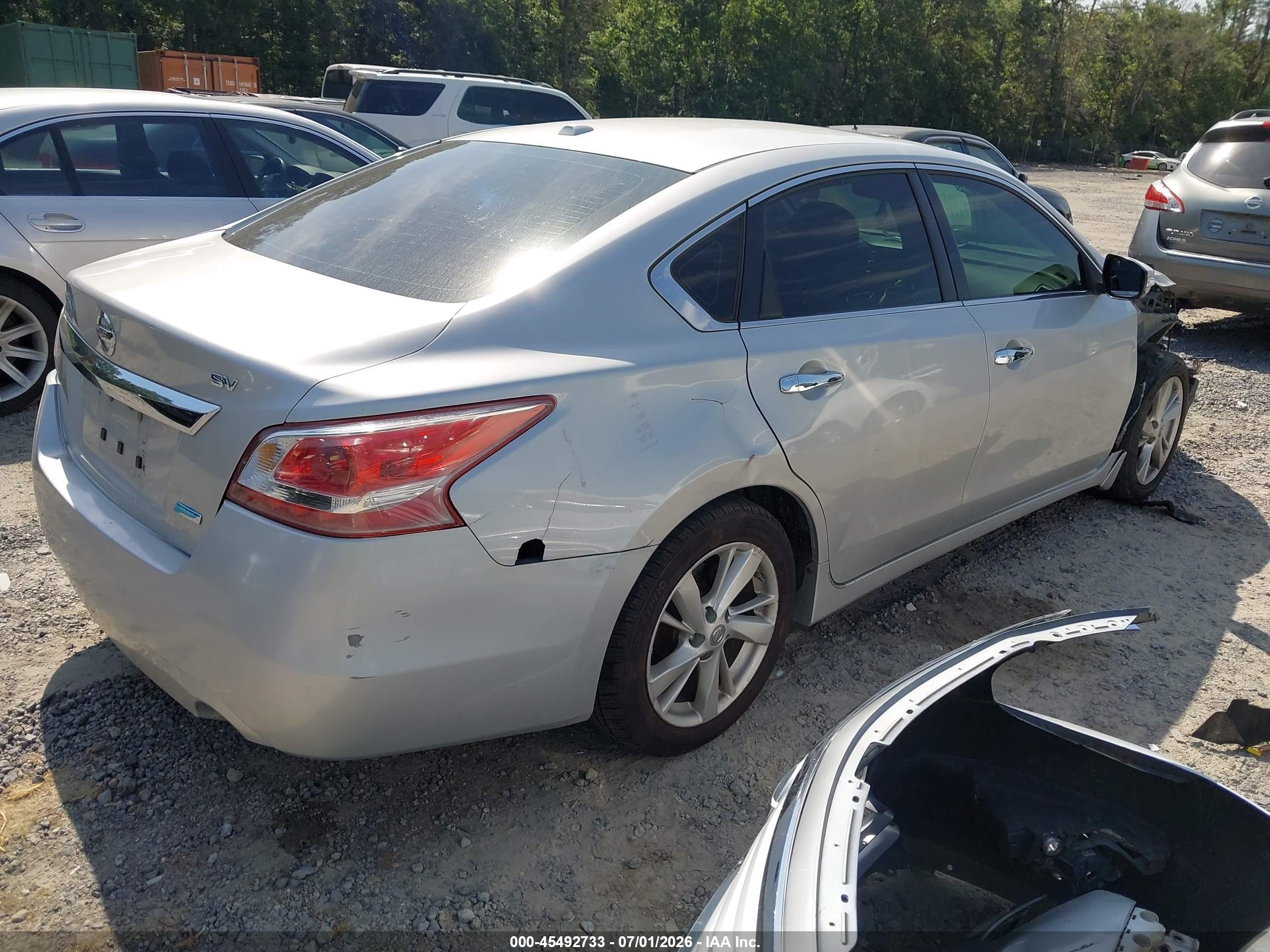 2013 Nissan Altima 2.5 Sv Gray vin: 1N4AL3AP6DC280395