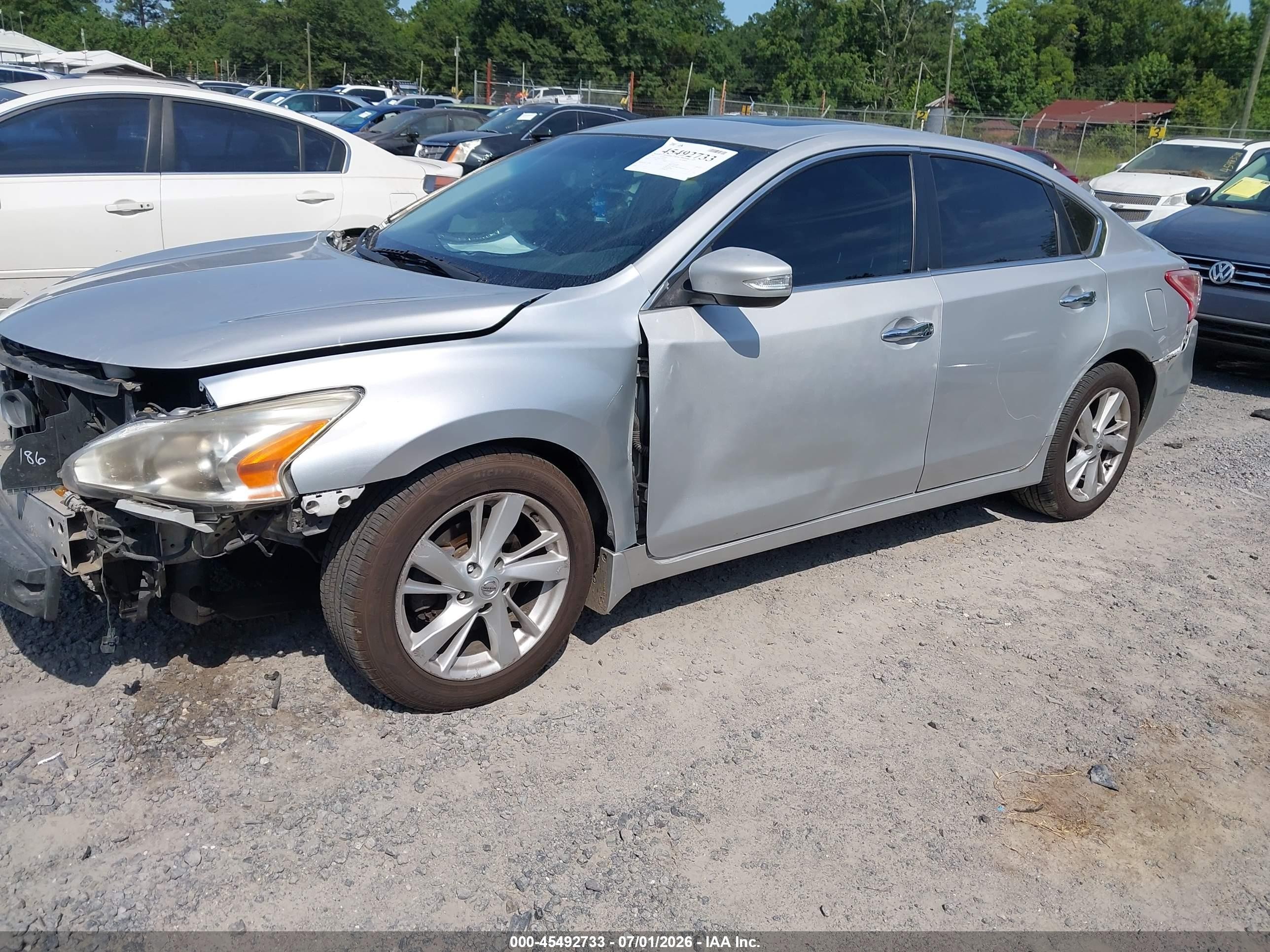 2013 Nissan Altima 2.5 Sv Gray vin: 1N4AL3AP6DC280395