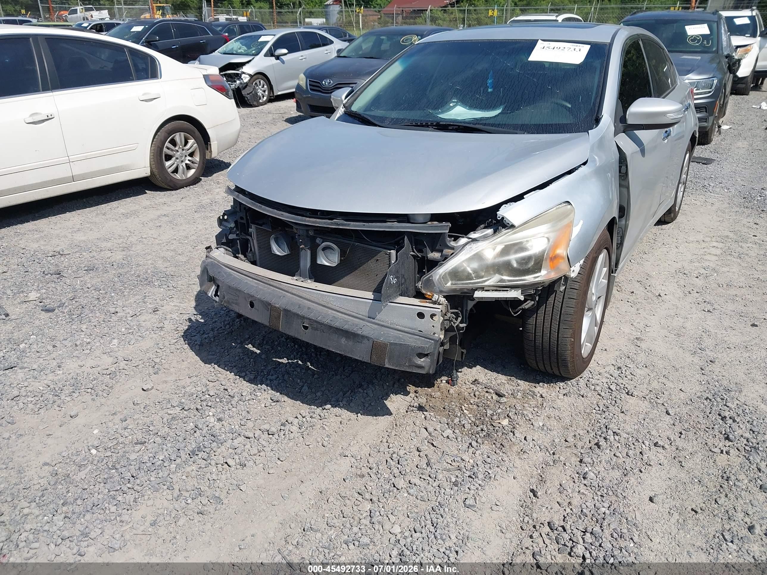 2013 Nissan Altima 2.5 Sv Gray vin: 1N4AL3AP6DC280395