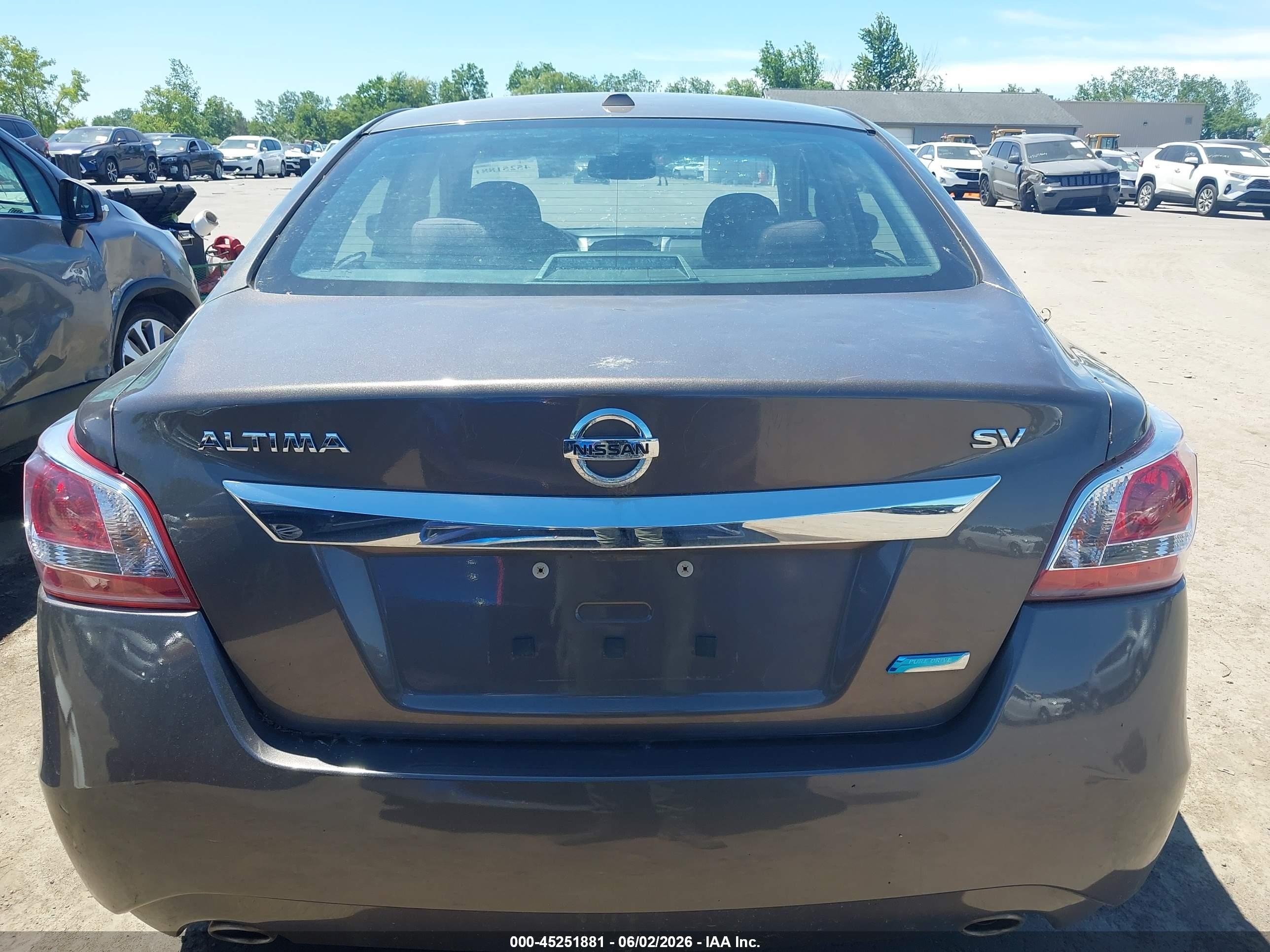 2013 Nissan Altima 2.5 Sv Brown vin: 1N4AL3AP6DC285208