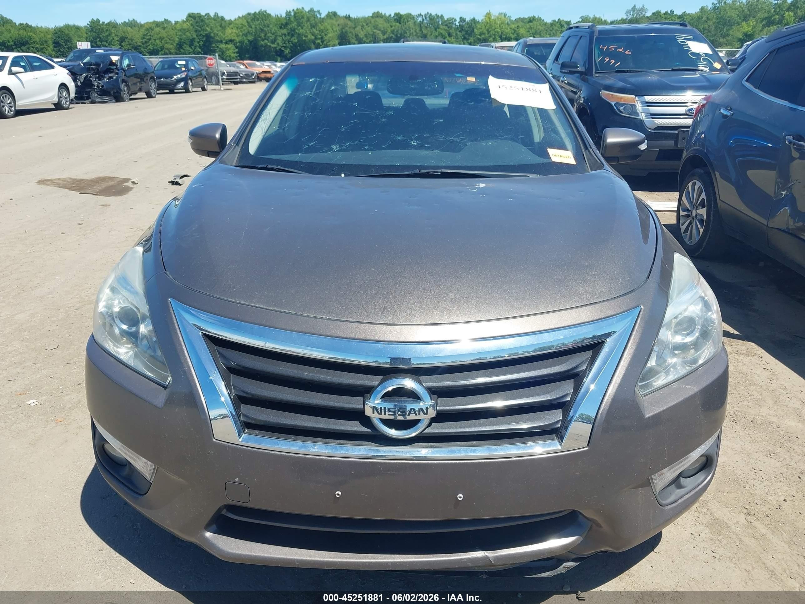 2013 Nissan Altima 2.5 Sv Brown vin: 1N4AL3AP6DC285208