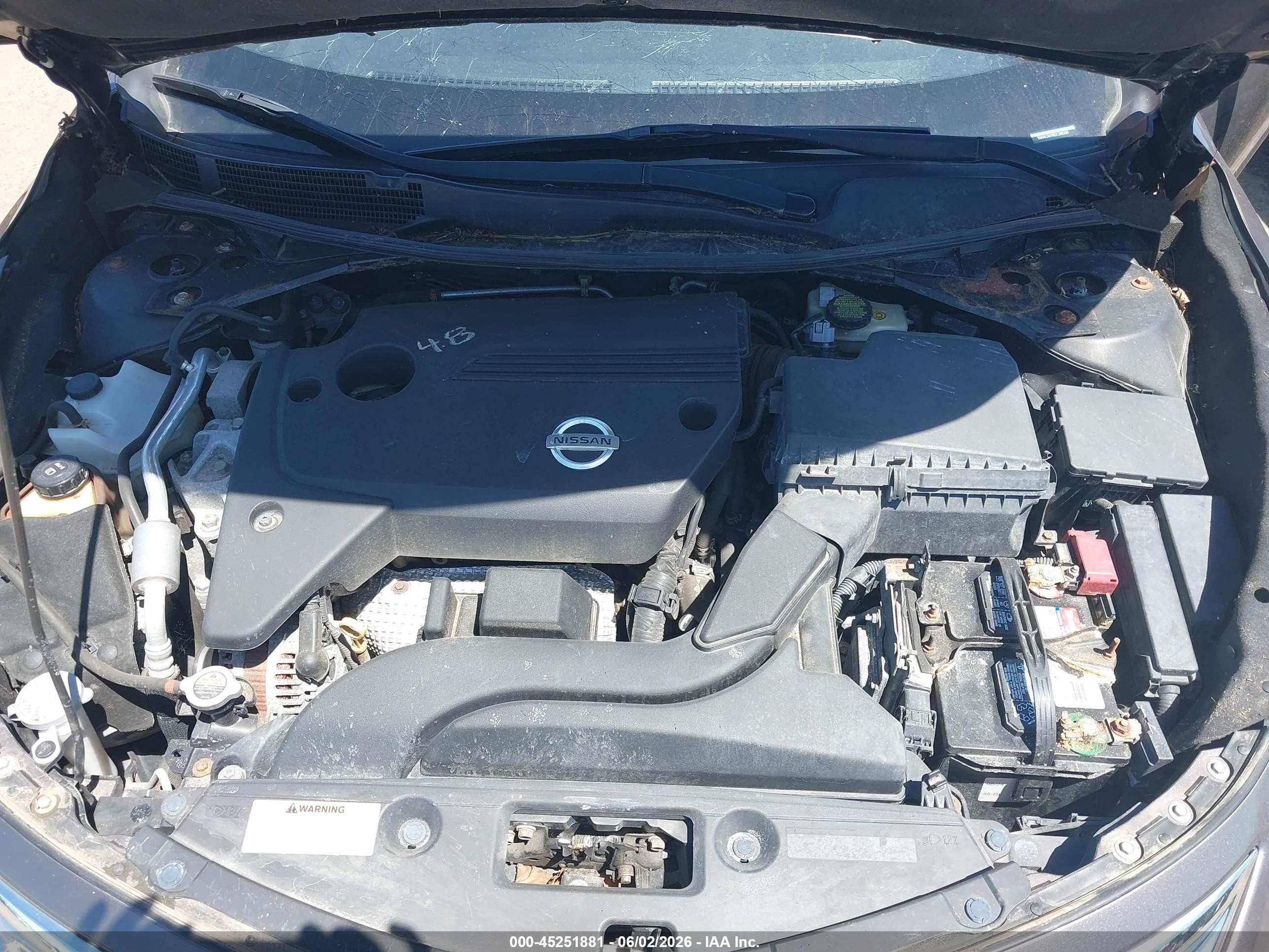 2013 Nissan Altima 2.5 Sv Brown vin: 1N4AL3AP6DC285208
