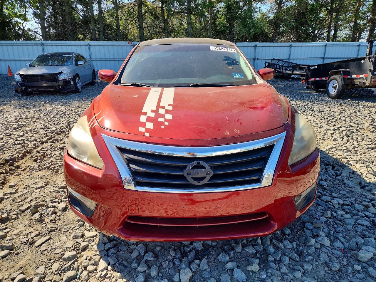 2013 Nissan Altima 2.5 Красный vin: 1N4AL3AP6DC285466