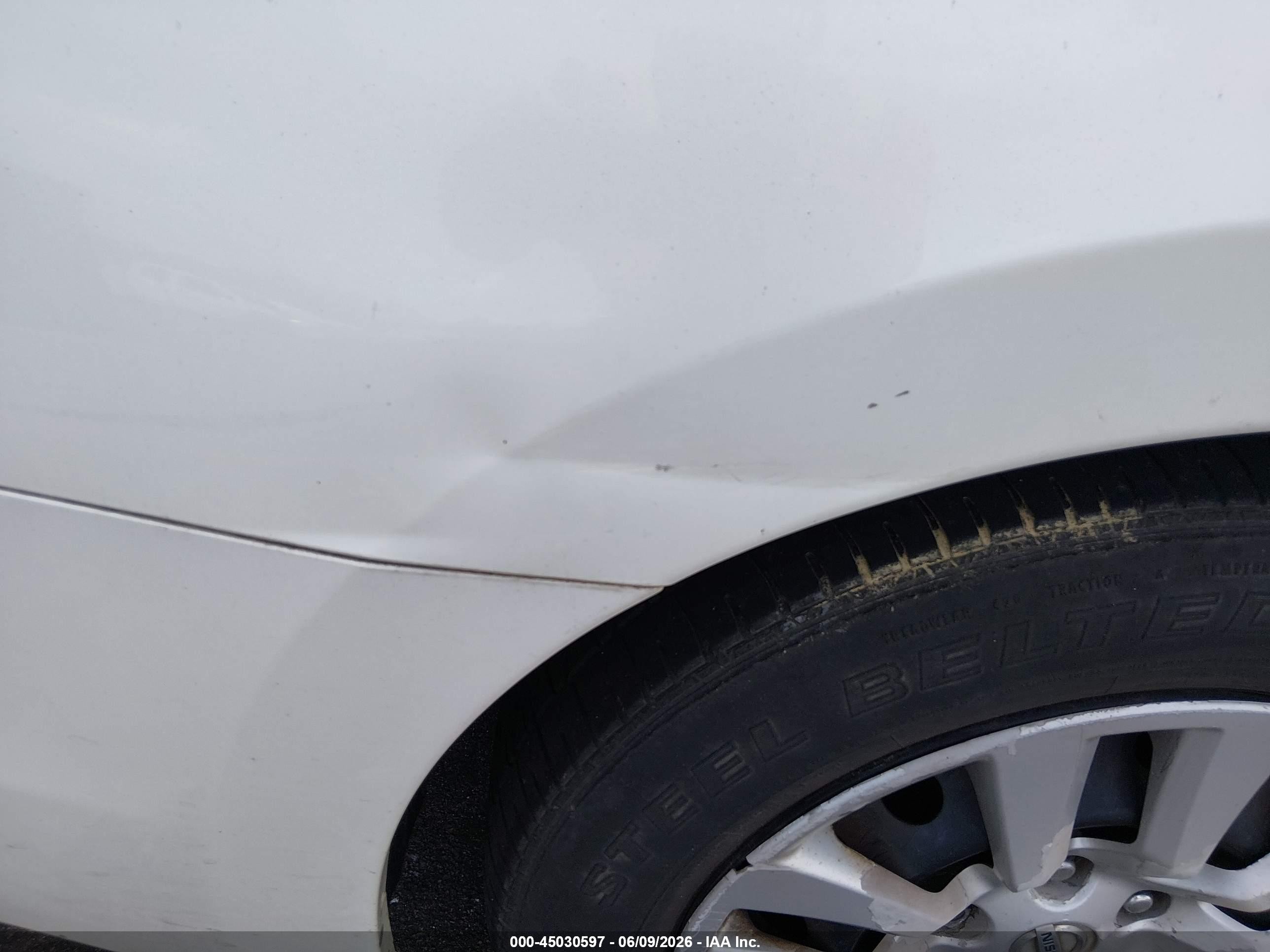 2013 Nissan Altima 2.5 S White vin: 1N4AL3AP6DC905460