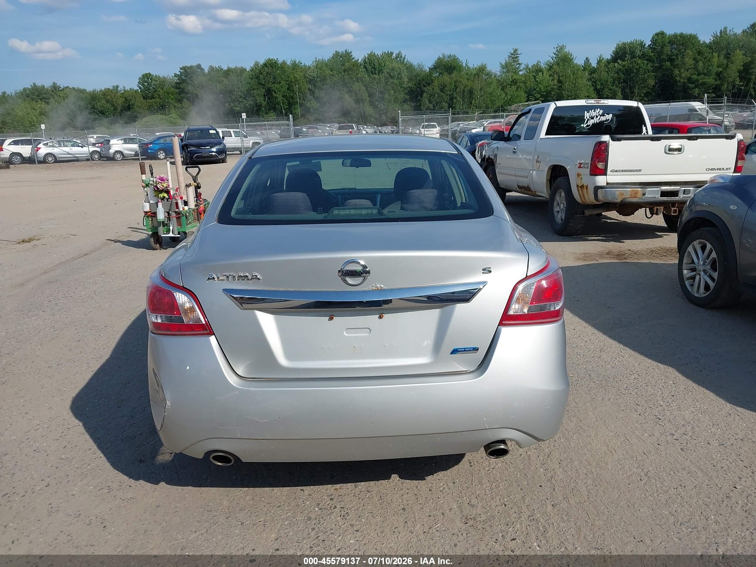 2013 Nissan Altima 2.5 S Silver vin: 1N4AL3AP6DC914918