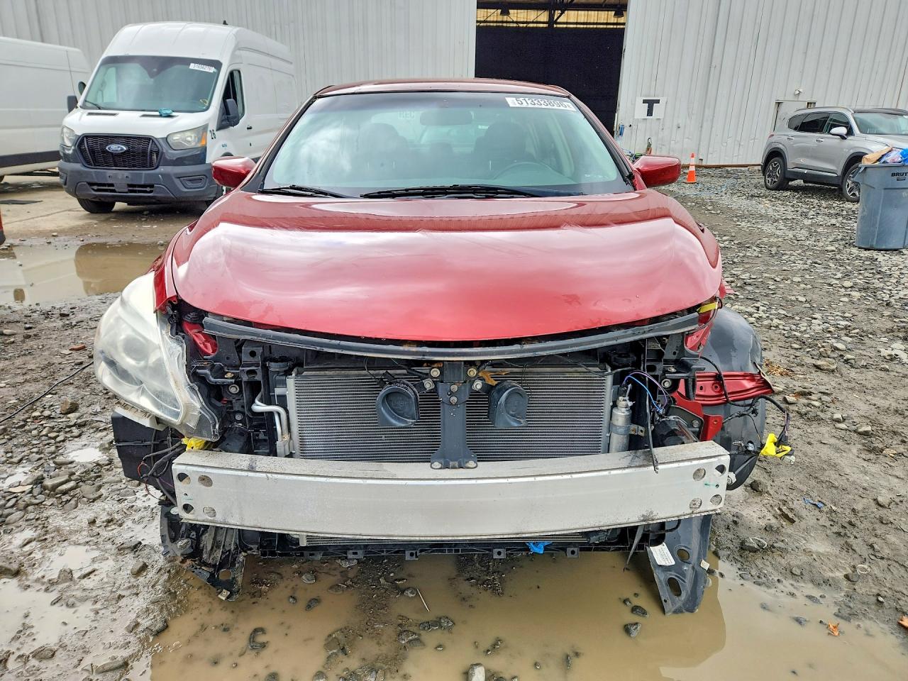 2013 Nissan Altima 2.5 Red vin: 1N4AL3AP6DN418215