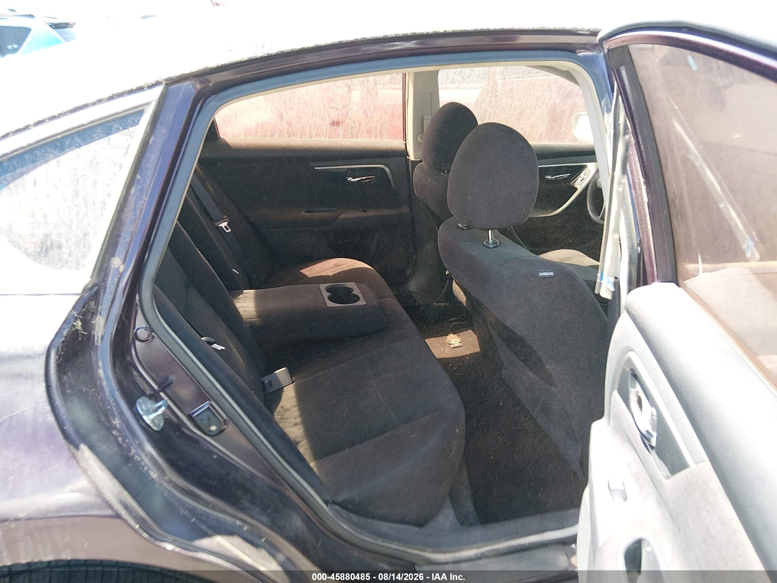 2013 Nissan Altima 2.5 S Black vin: 1N4AL3AP6DN419686