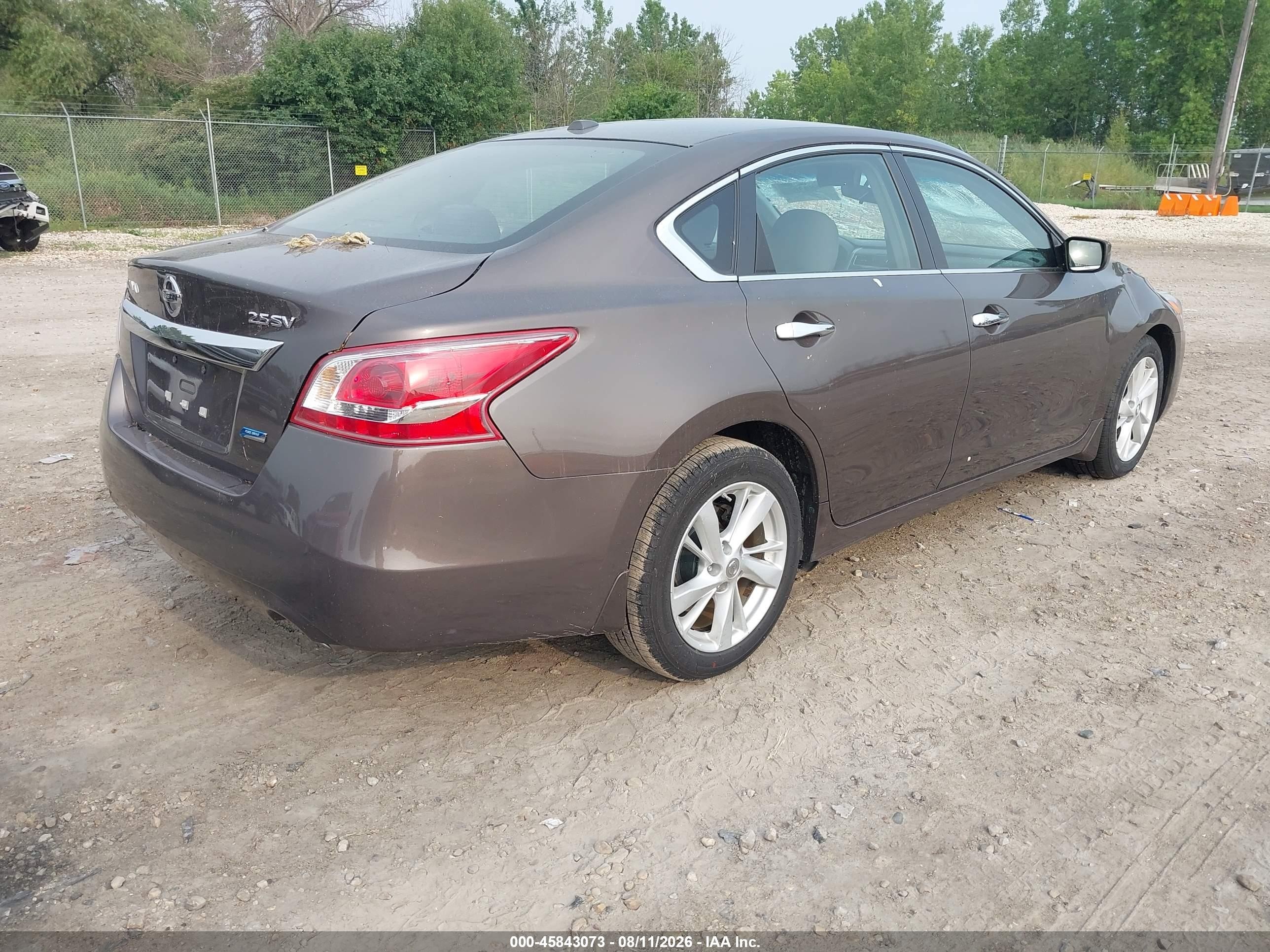 2013 Nissan Altima 2.5 Sv Brown vin: 1N4AL3AP6DN425052