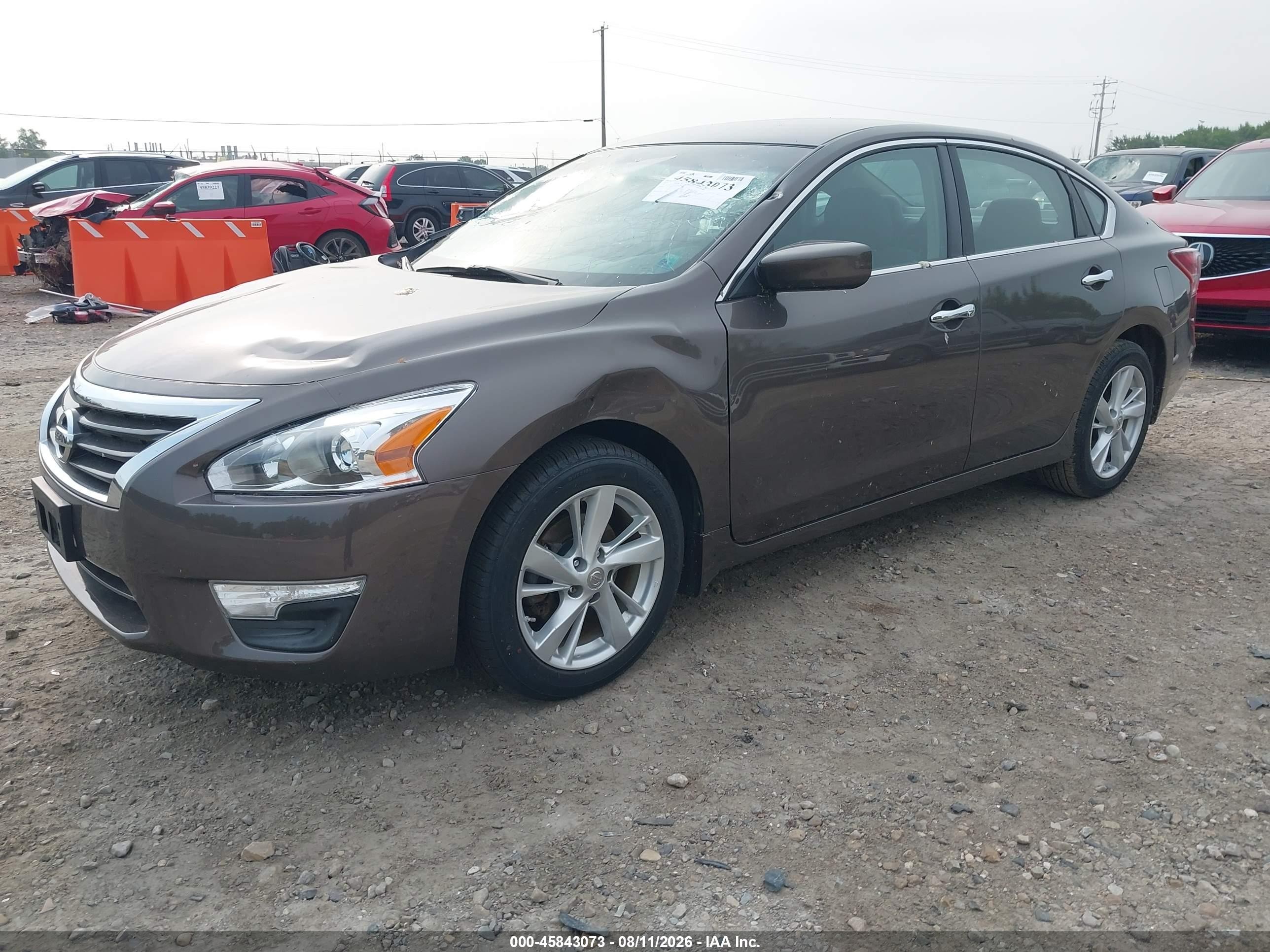 2013 Nissan Altima 2.5 Sv Brown vin: 1N4AL3AP6DN425052