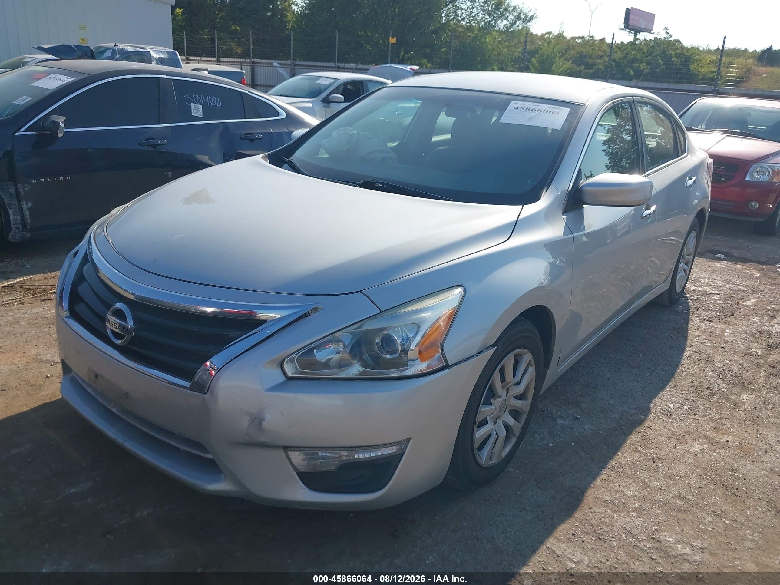 2013 Nissan Altima 2.5 S Серебряный vin: 1N4AL3AP6DN427979