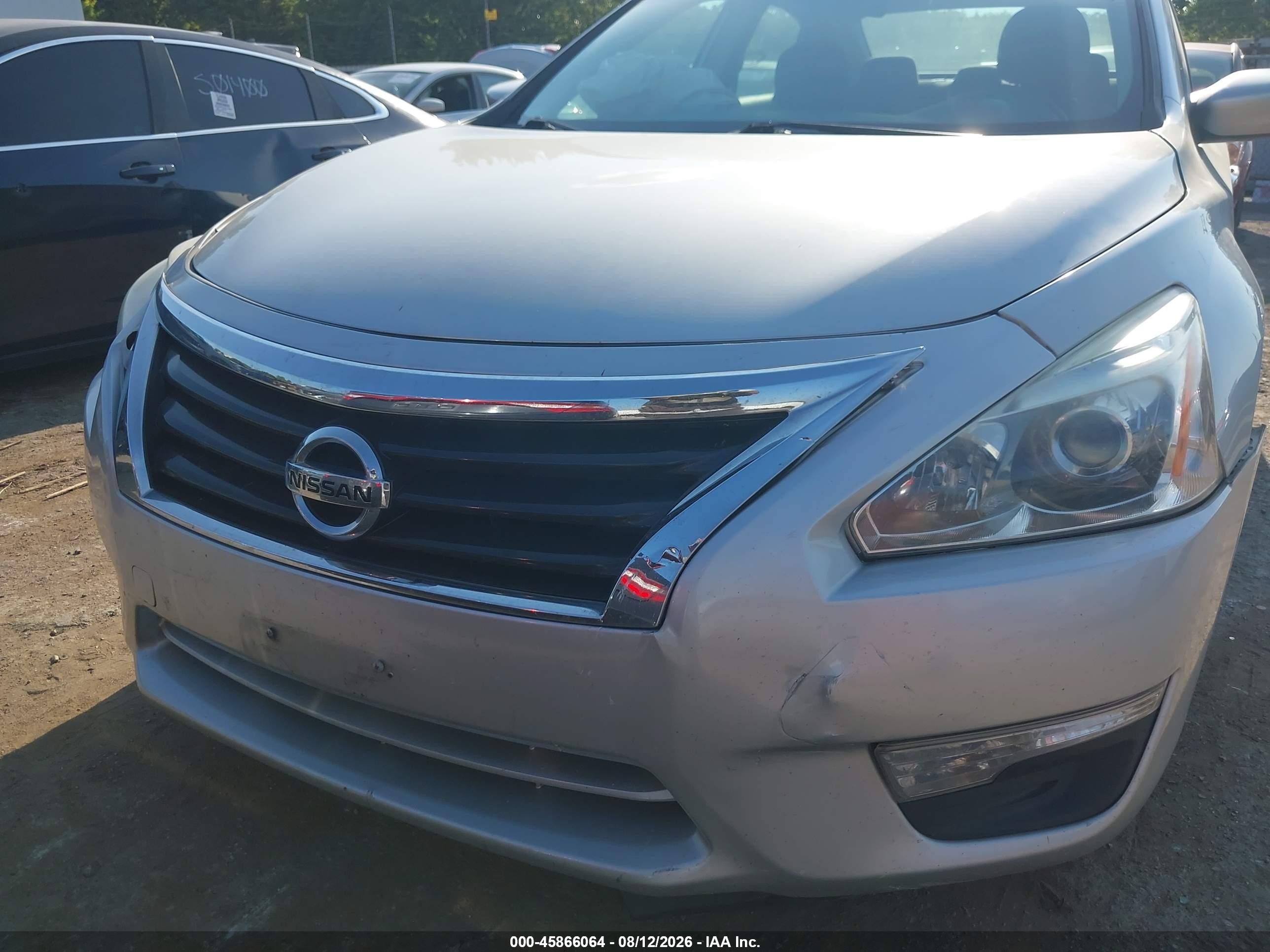 2013 Nissan Altima 2.5 S Серебряный vin: 1N4AL3AP6DN427979