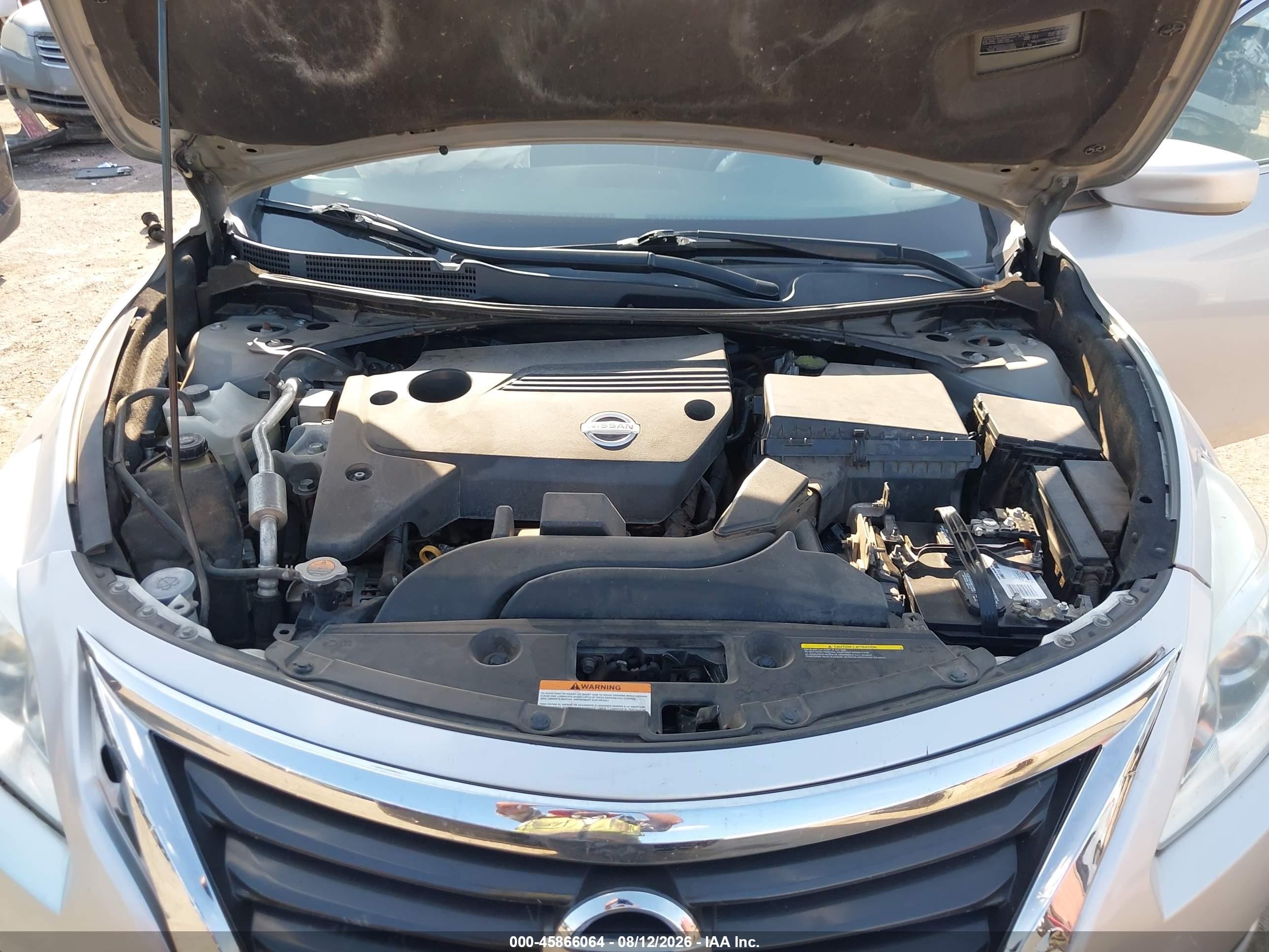 2013 Nissan Altima 2.5 S Серебряный vin: 1N4AL3AP6DN427979