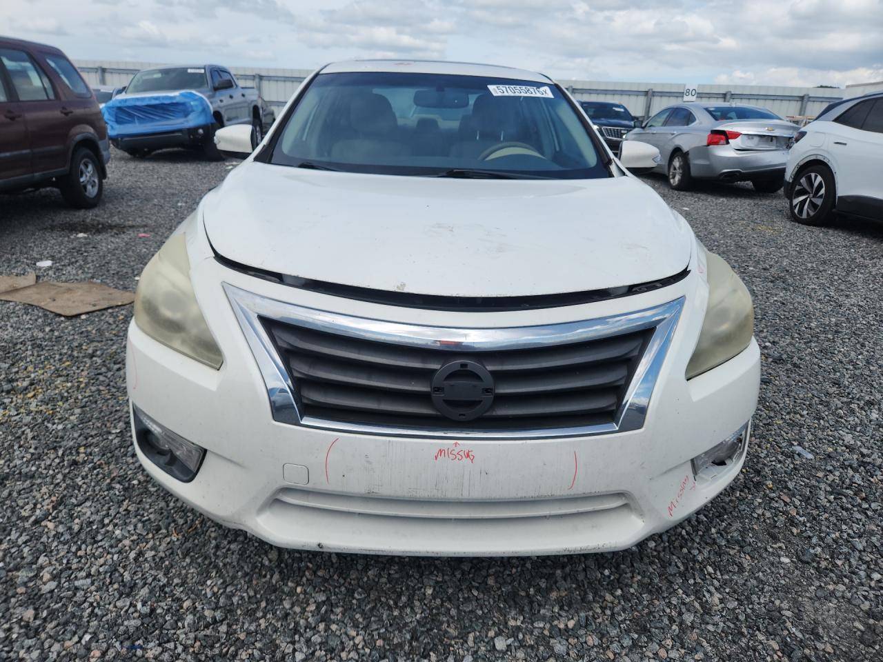 2013 Nissan Altima 2.5 White vin: 1N4AL3AP6DN436570