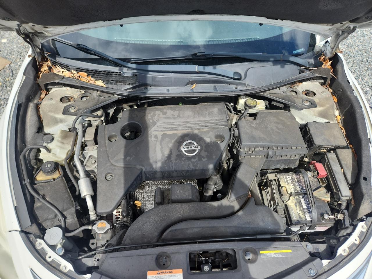 2013 Nissan Altima 2.5 White vin: 1N4AL3AP6DN436570