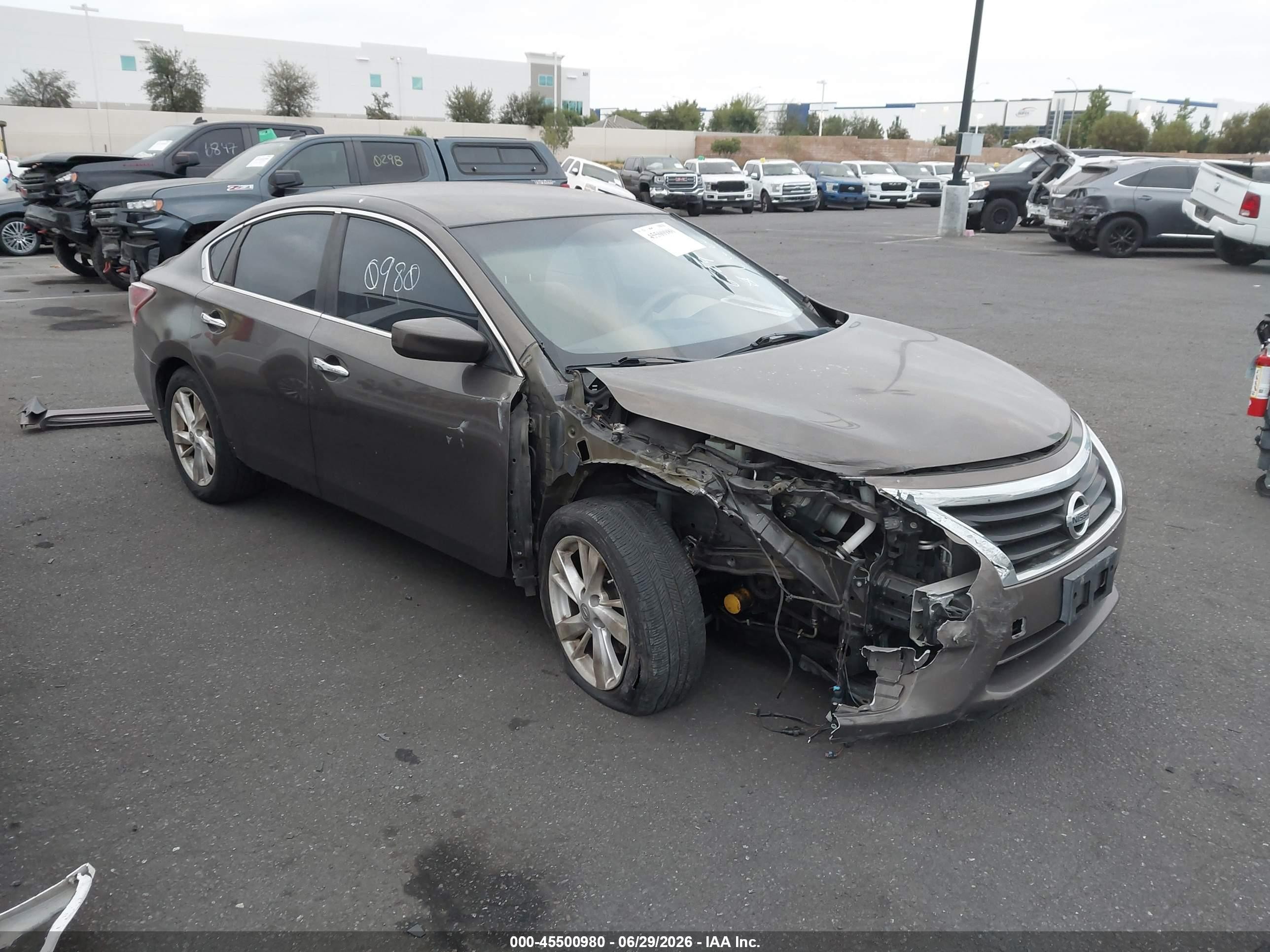 2013 Nissan Altima 2.5 Sv Beige vin: 1N4AL3AP6DN438982