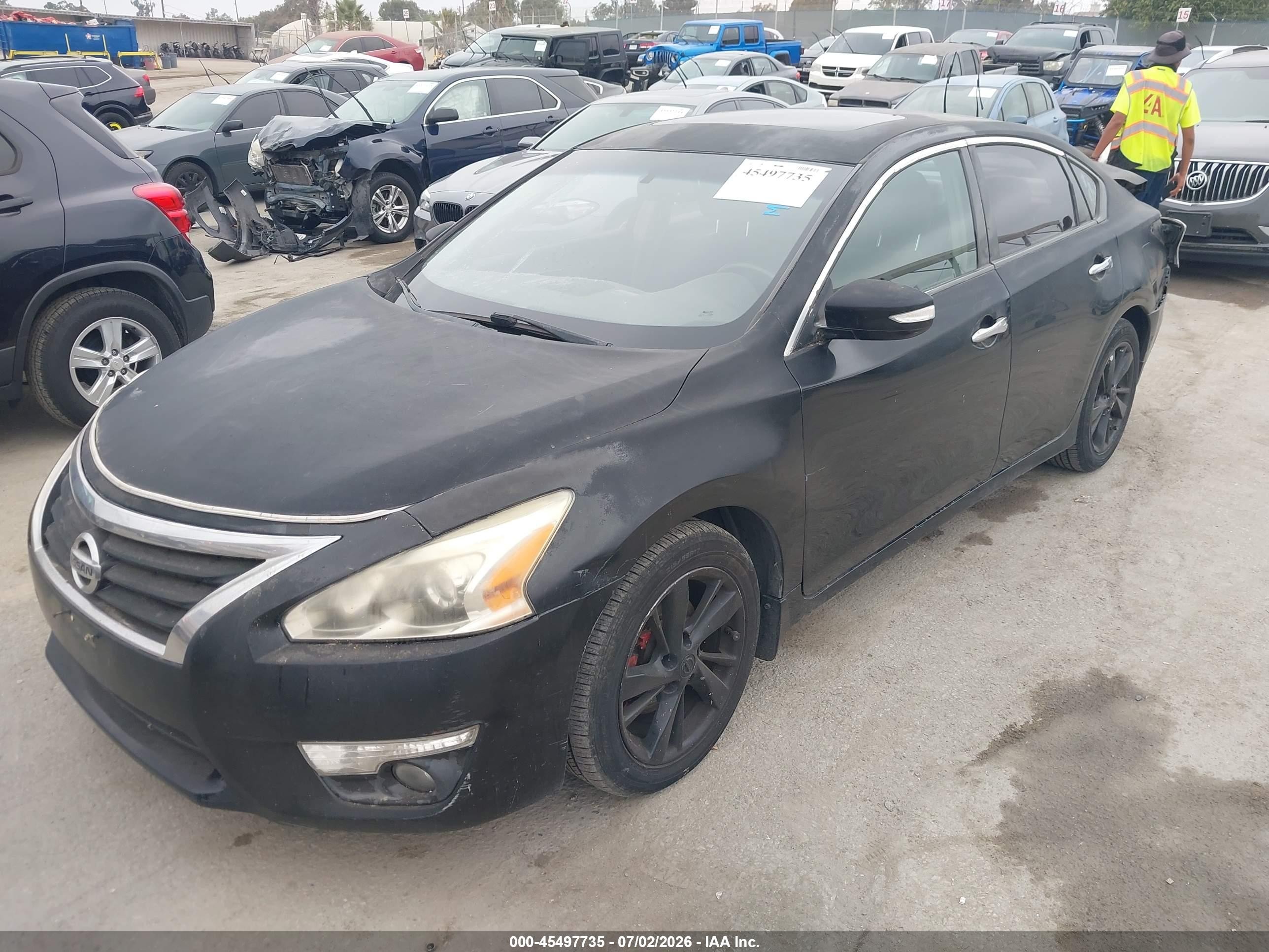 2013 Nissan Altima 2.5 Sv Black vin: 1N4AL3AP6DN464448