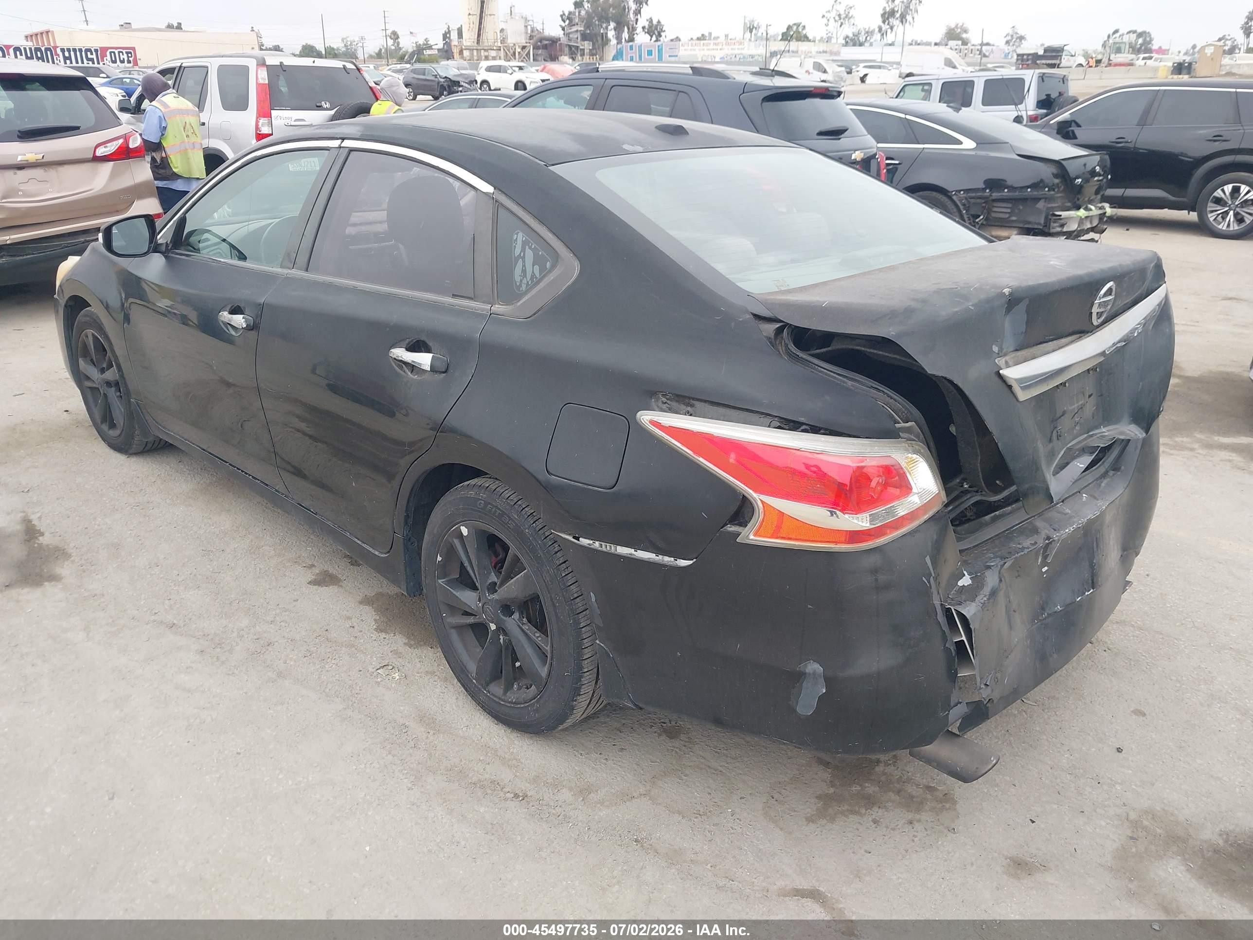 2013 Nissan Altima 2.5 Sv Black vin: 1N4AL3AP6DN464448