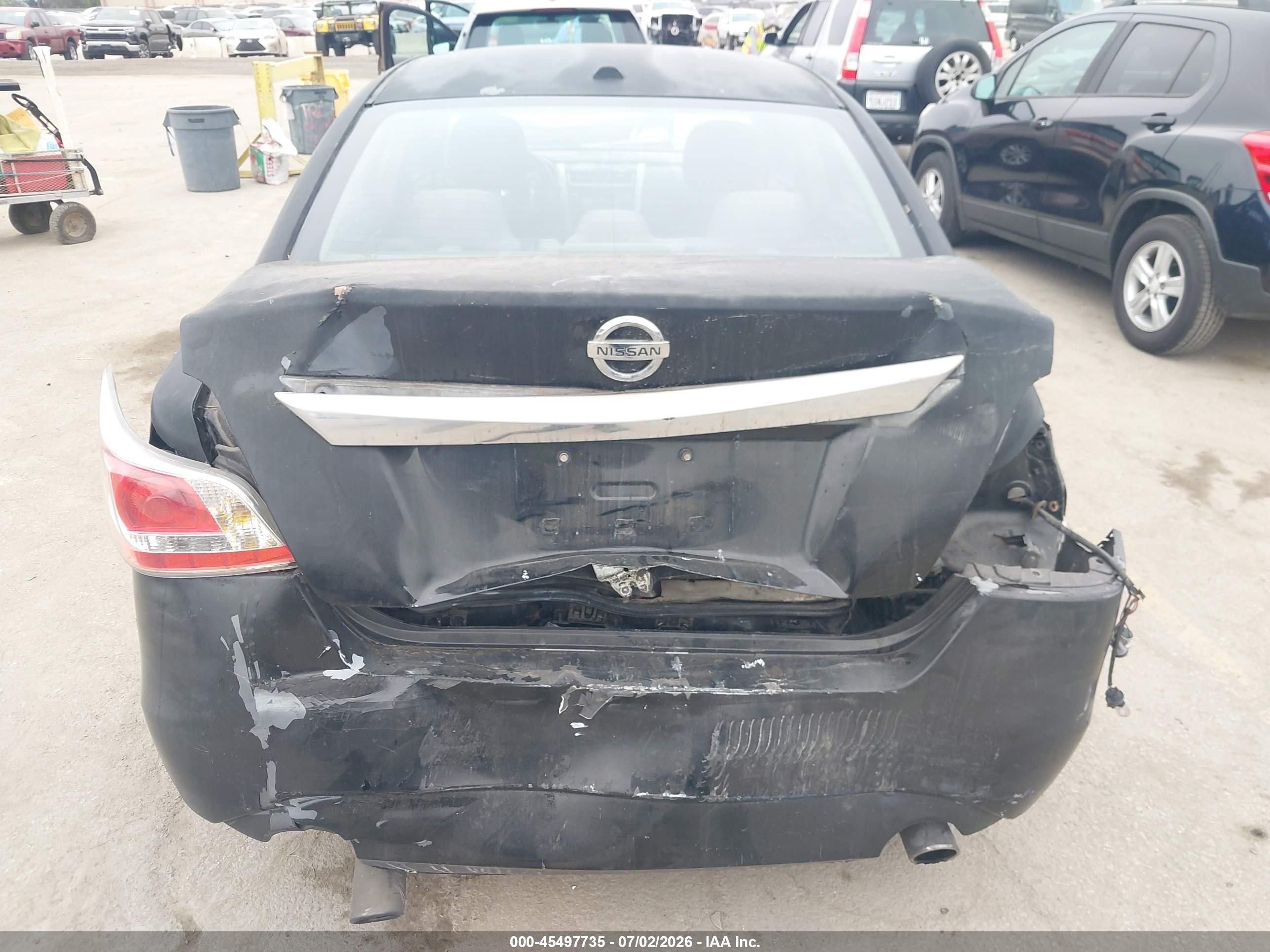 2013 Nissan Altima 2.5 Sv Black vin: 1N4AL3AP6DN464448