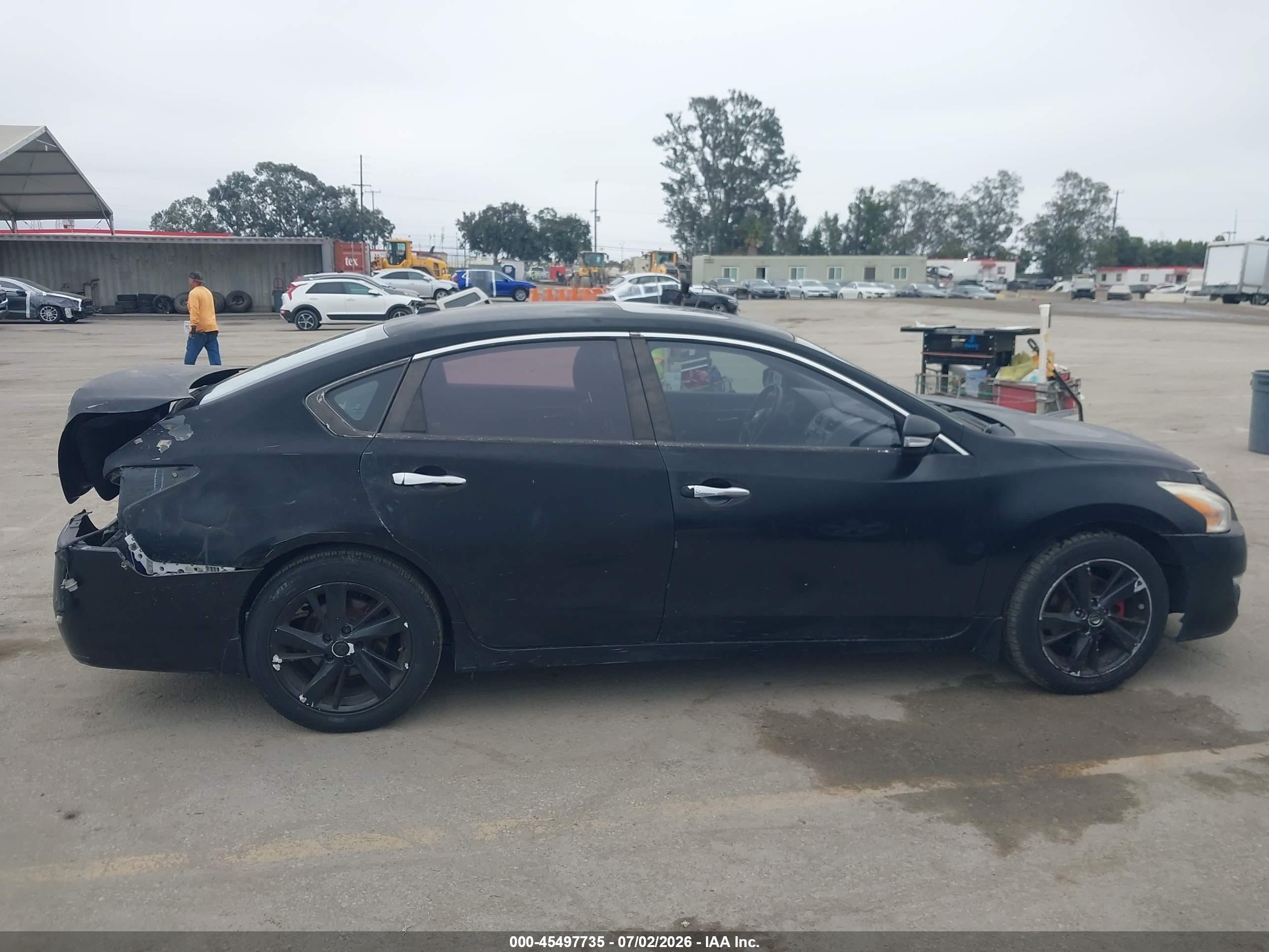 2013 Nissan Altima 2.5 Sv Black vin: 1N4AL3AP6DN464448