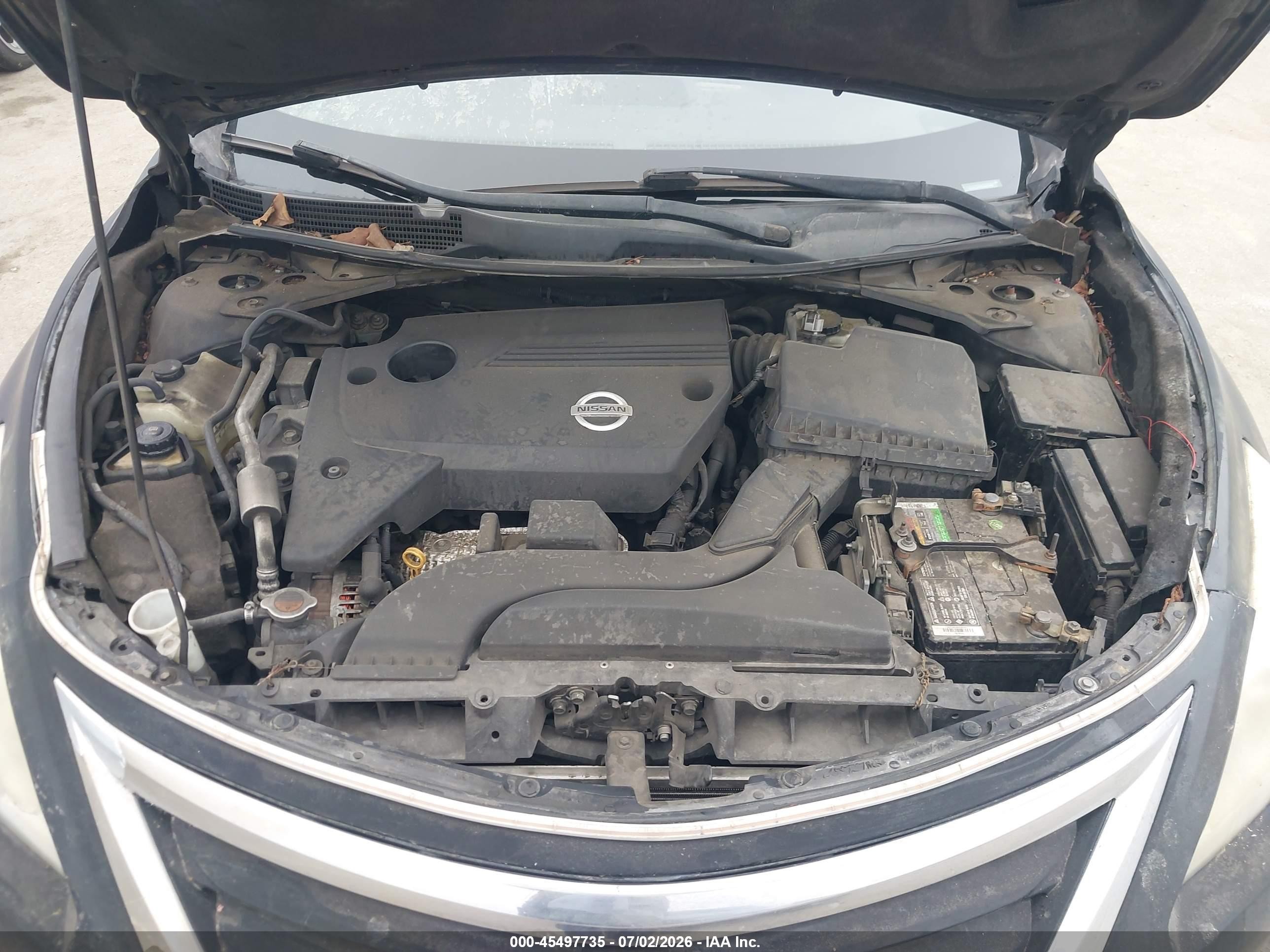 2013 Nissan Altima 2.5 Sv Black vin: 1N4AL3AP6DN464448