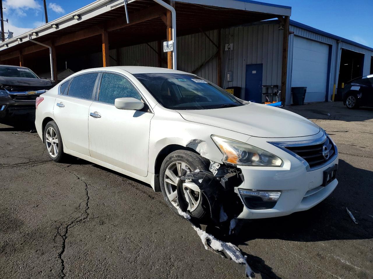 2013 Nissan Altima 2.5 White vin: 1N4AL3AP6DN479256