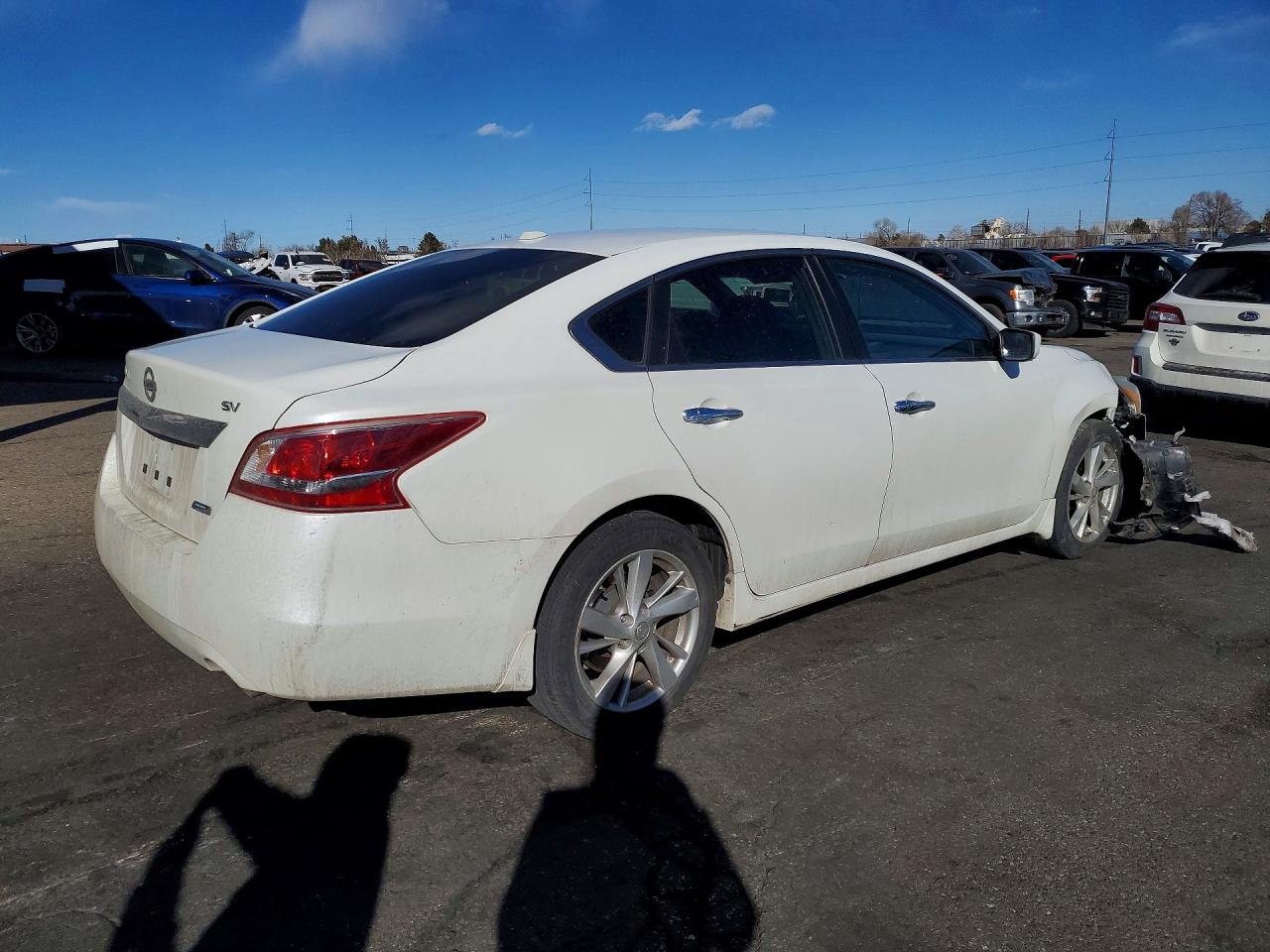 2013 Nissan Altima 2.5 White vin: 1N4AL3AP6DN479256