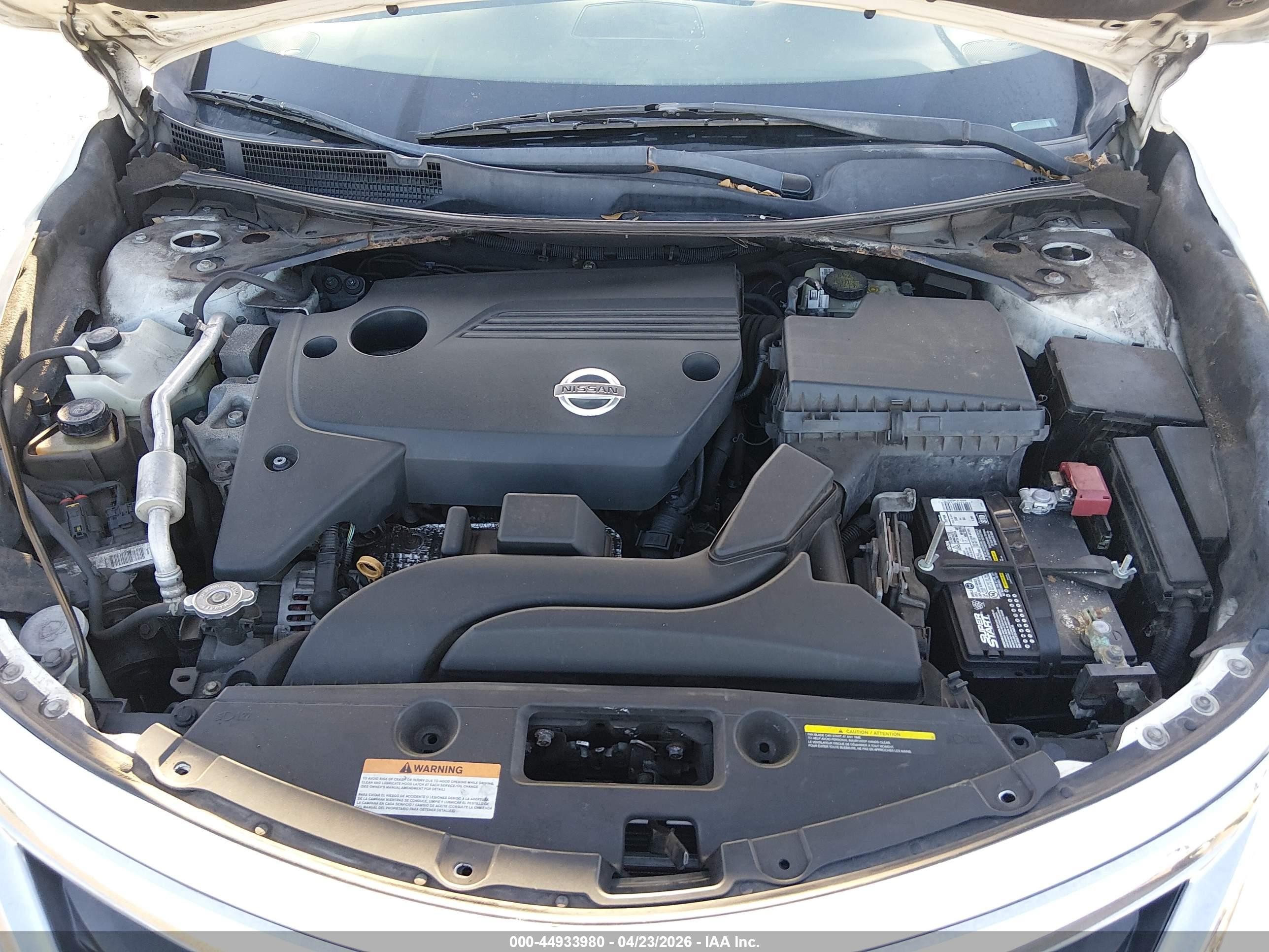 2013 Nissan Altima 2.5 S White vin: 1N4AL3AP6DN480388