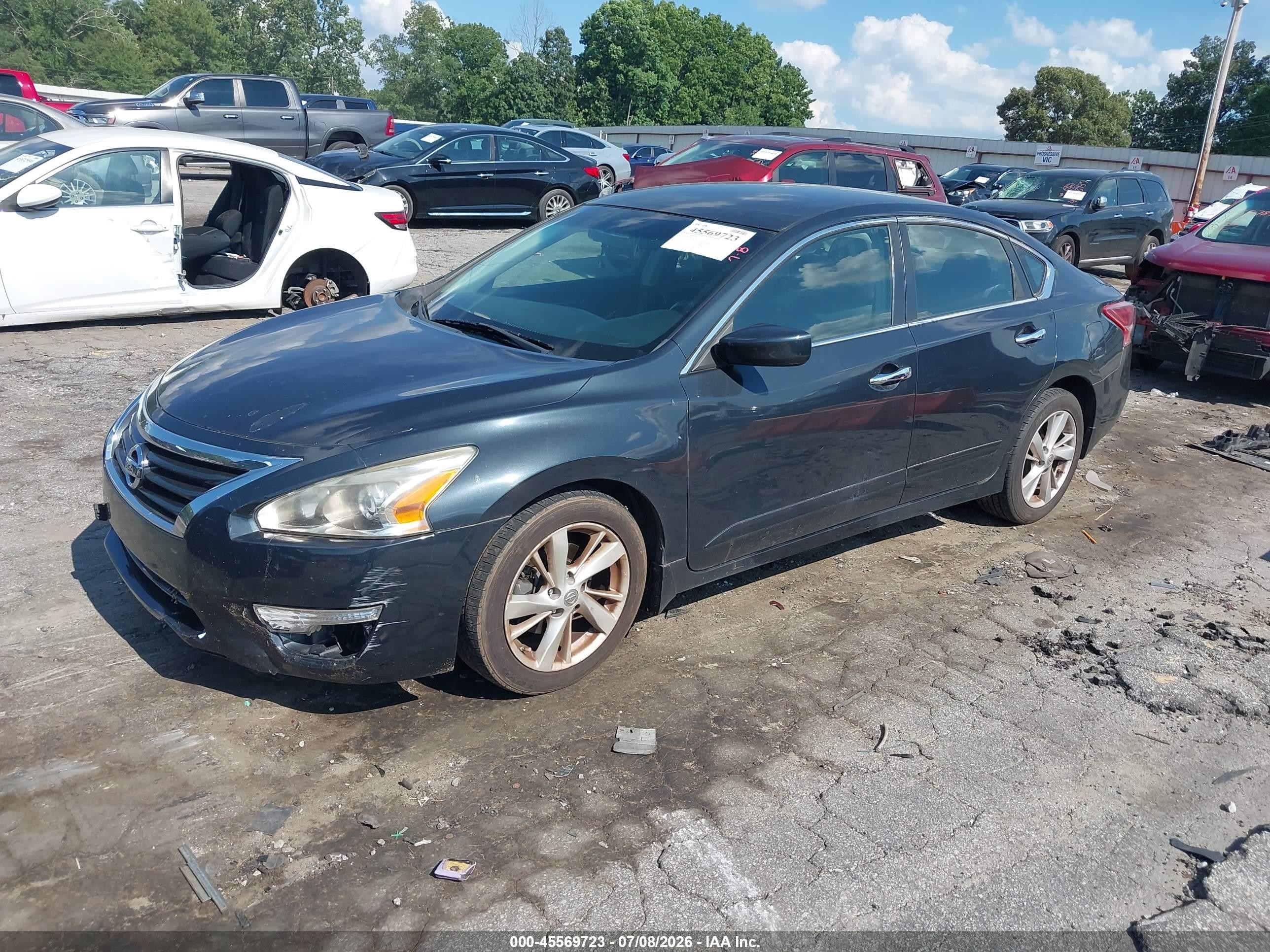 2013 Nissan Altima 2.5 Sv Navy vin: 1N4AL3AP6DN483811
