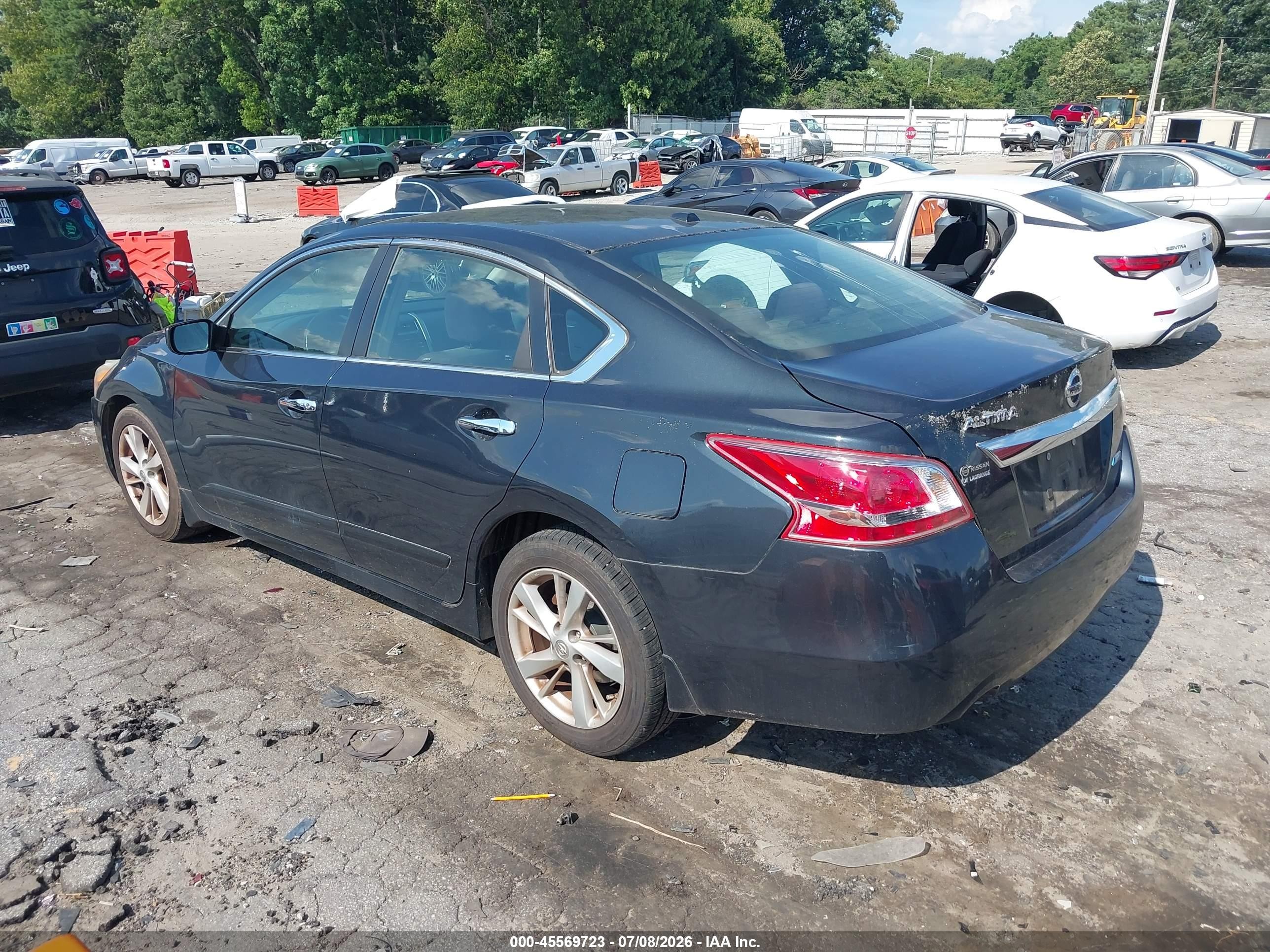 2013 Nissan Altima 2.5 Sv Navy vin: 1N4AL3AP6DN483811