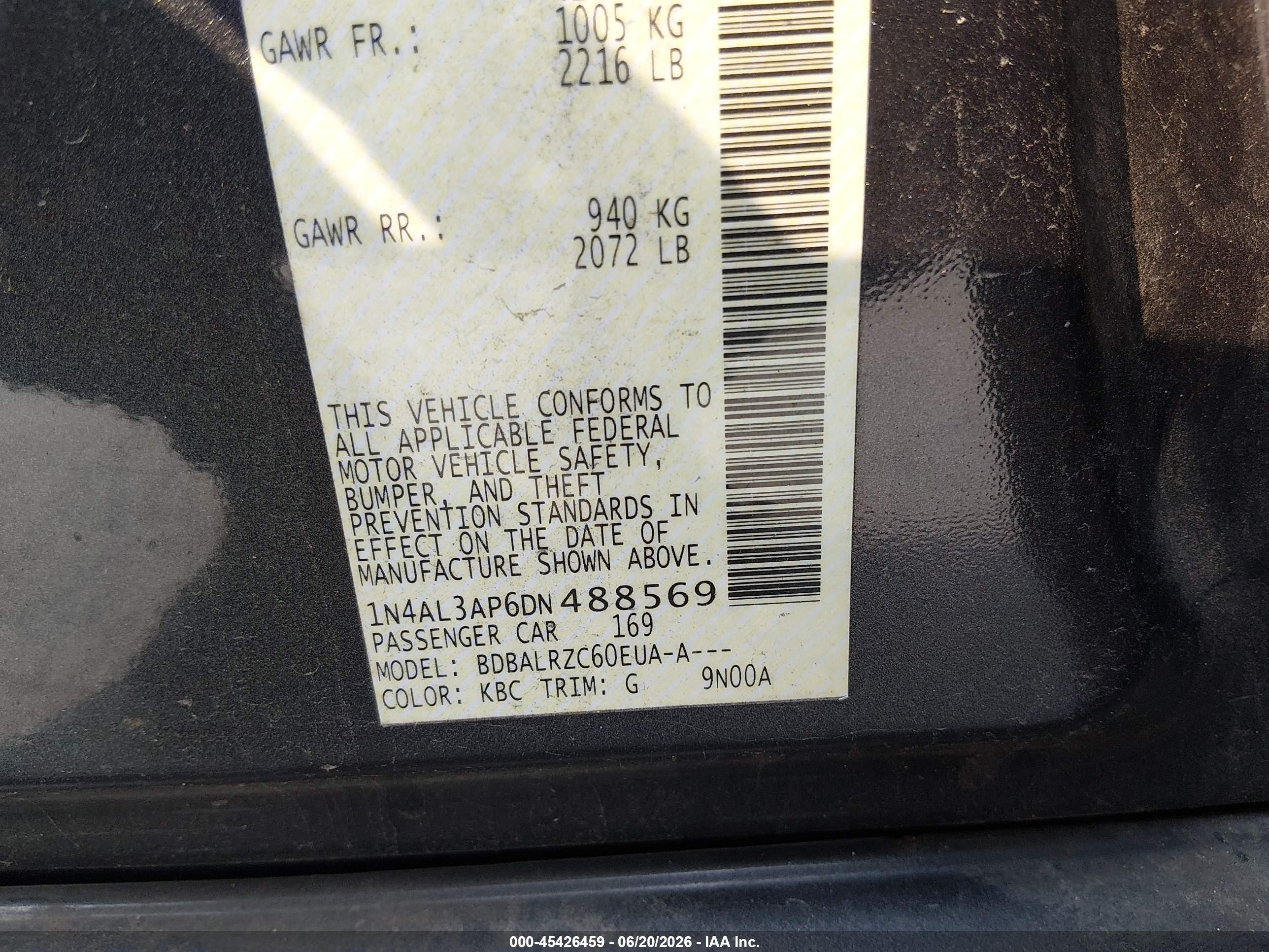 2013 Nissan Altima 2.5 S Gray vin: 1N4AL3AP6DN488569