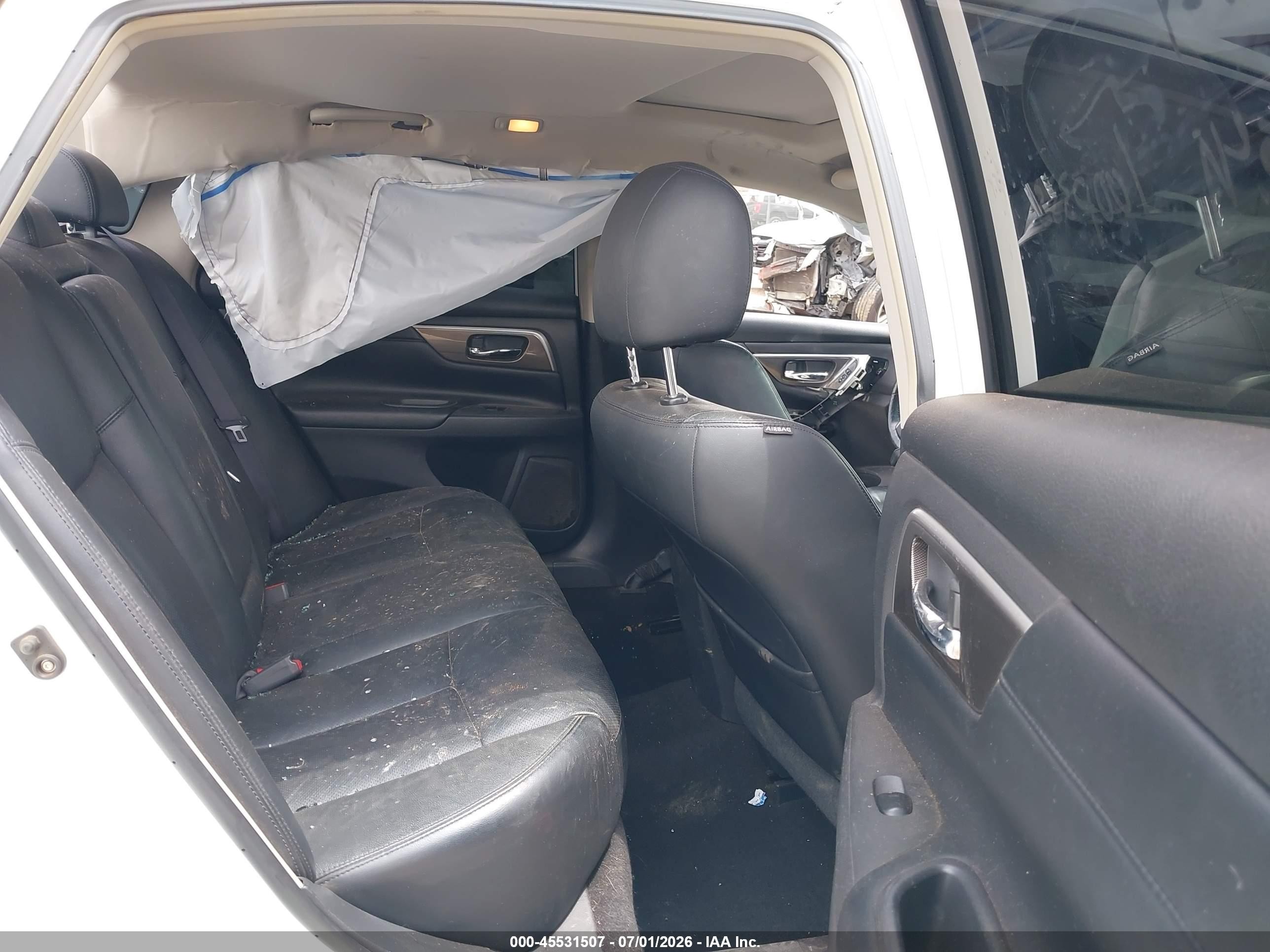 2013 Nissan Altima 2.5 Sl White vin: 1N4AL3AP6DN496445