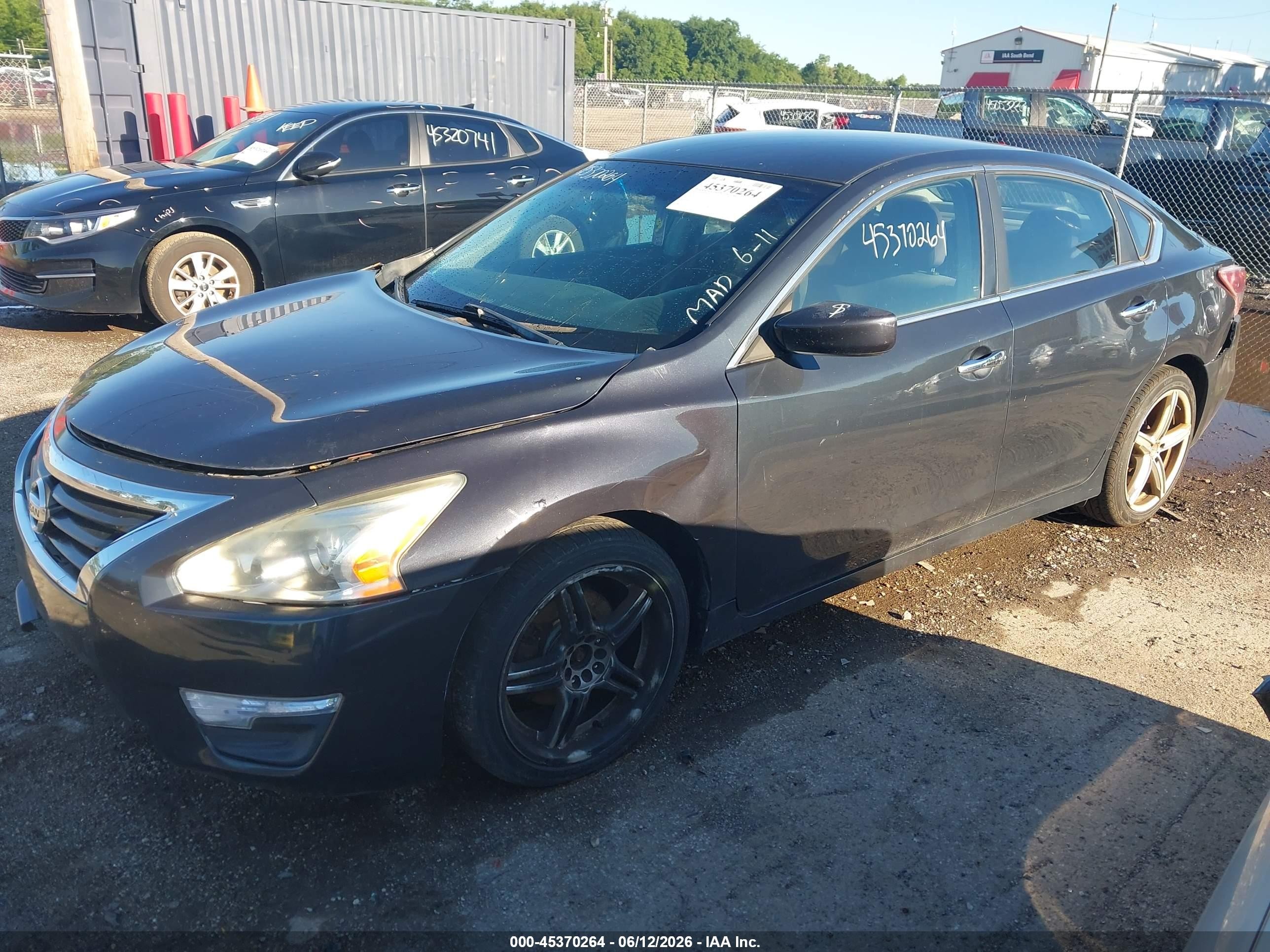 2013 Nissan Altima 2.5 S Gray vin: 1N4AL3AP6DN501143