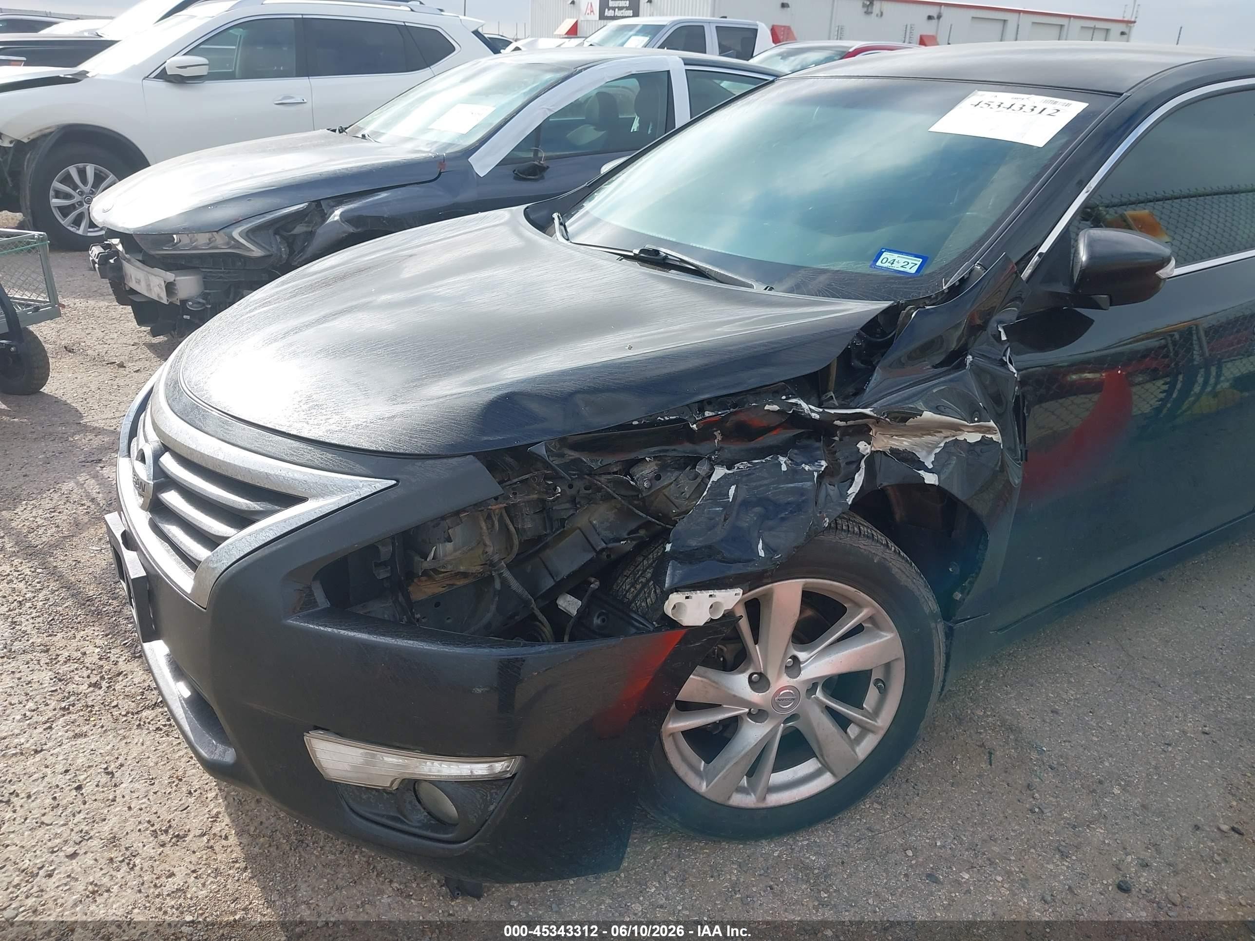 2013 Nissan Altima 2.5 Sl Черный vin: 1N4AL3AP6DN510411