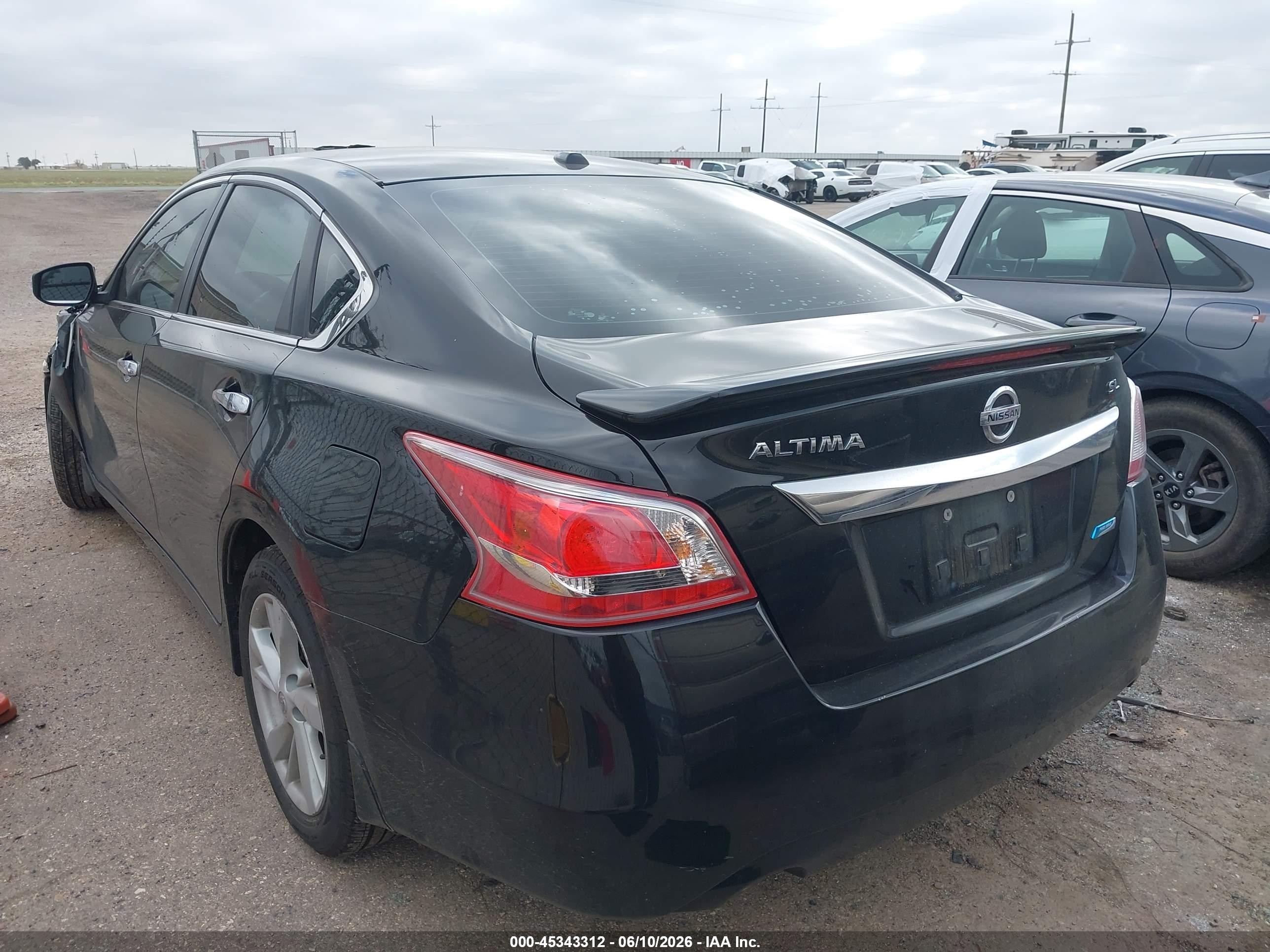2013 Nissan Altima 2.5 Sl Черный vin: 1N4AL3AP6DN510411