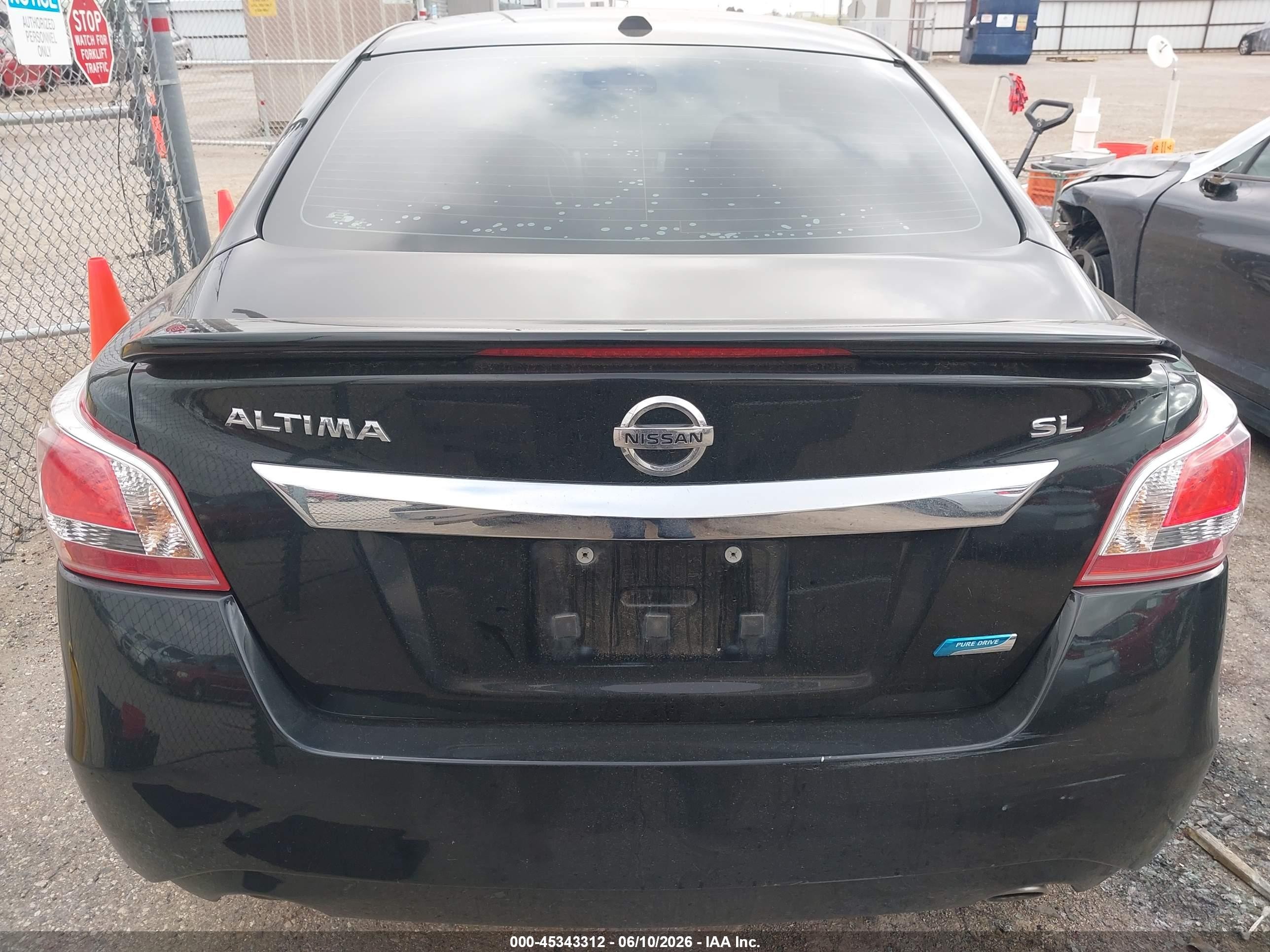 2013 Nissan Altima 2.5 Sl Черный vin: 1N4AL3AP6DN510411