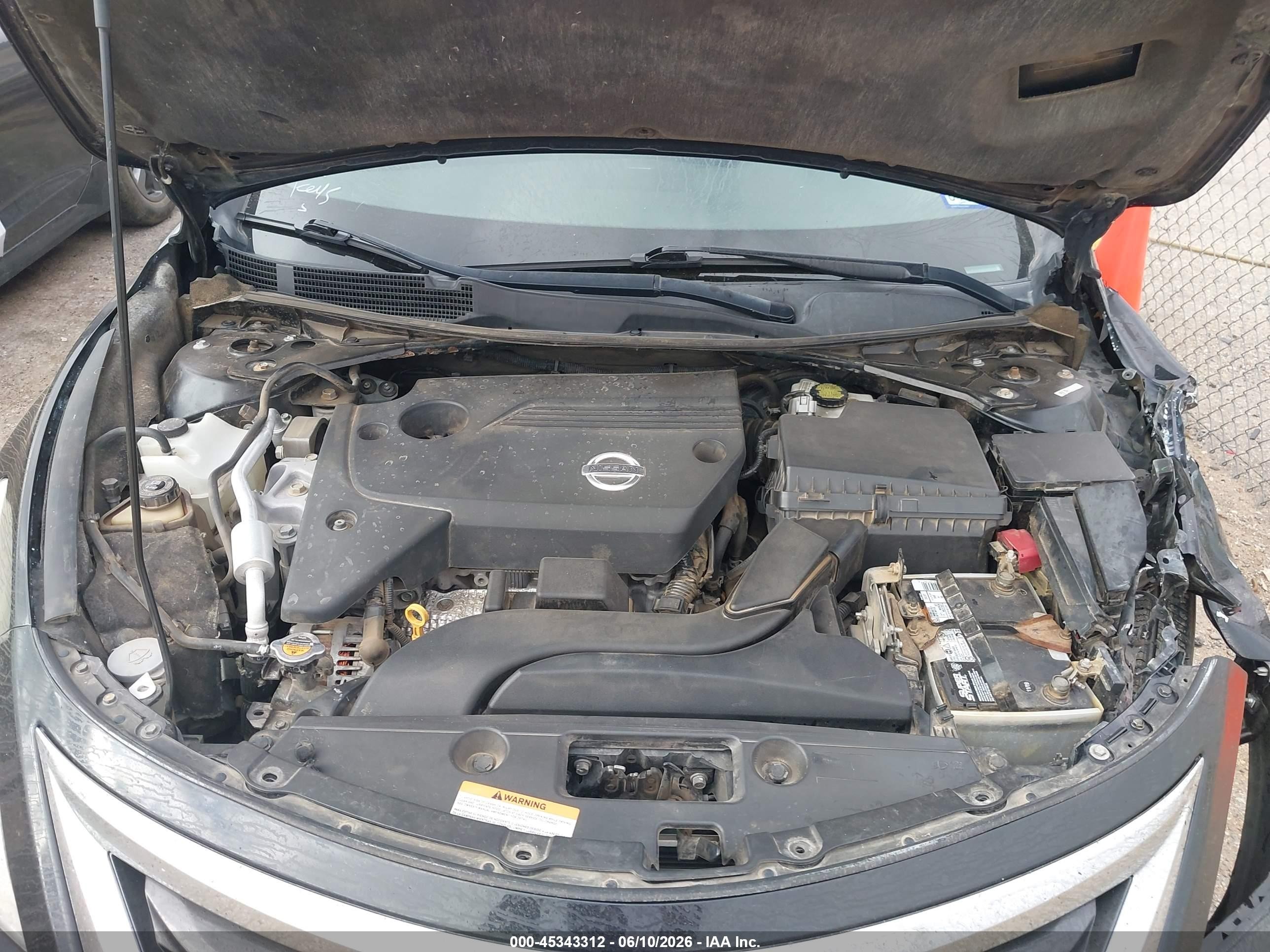 2013 Nissan Altima 2.5 Sl Черный vin: 1N4AL3AP6DN510411