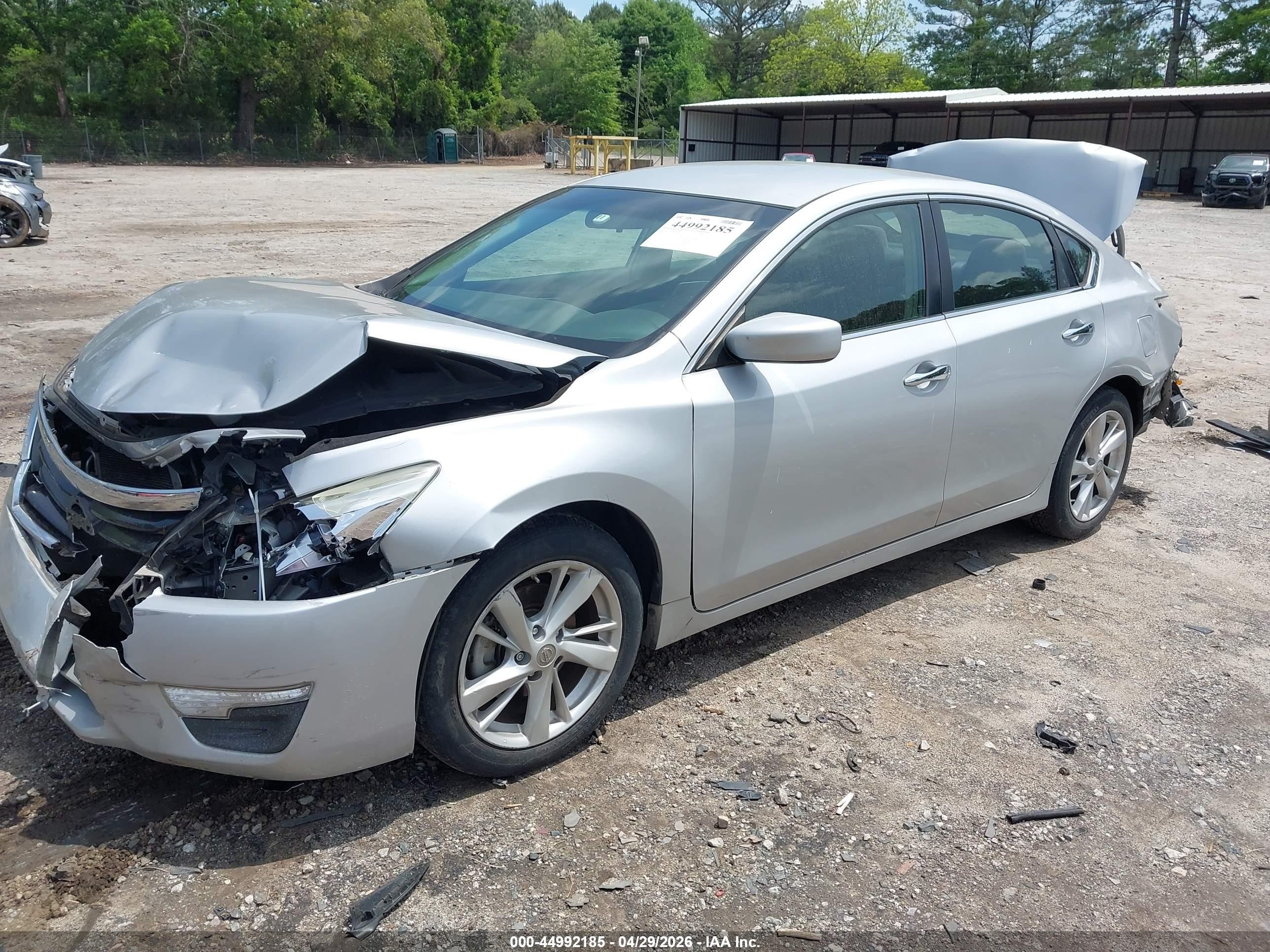 2013 Nissan Altima 2.5 Sv Silver vin: 1N4AL3AP6DN520467