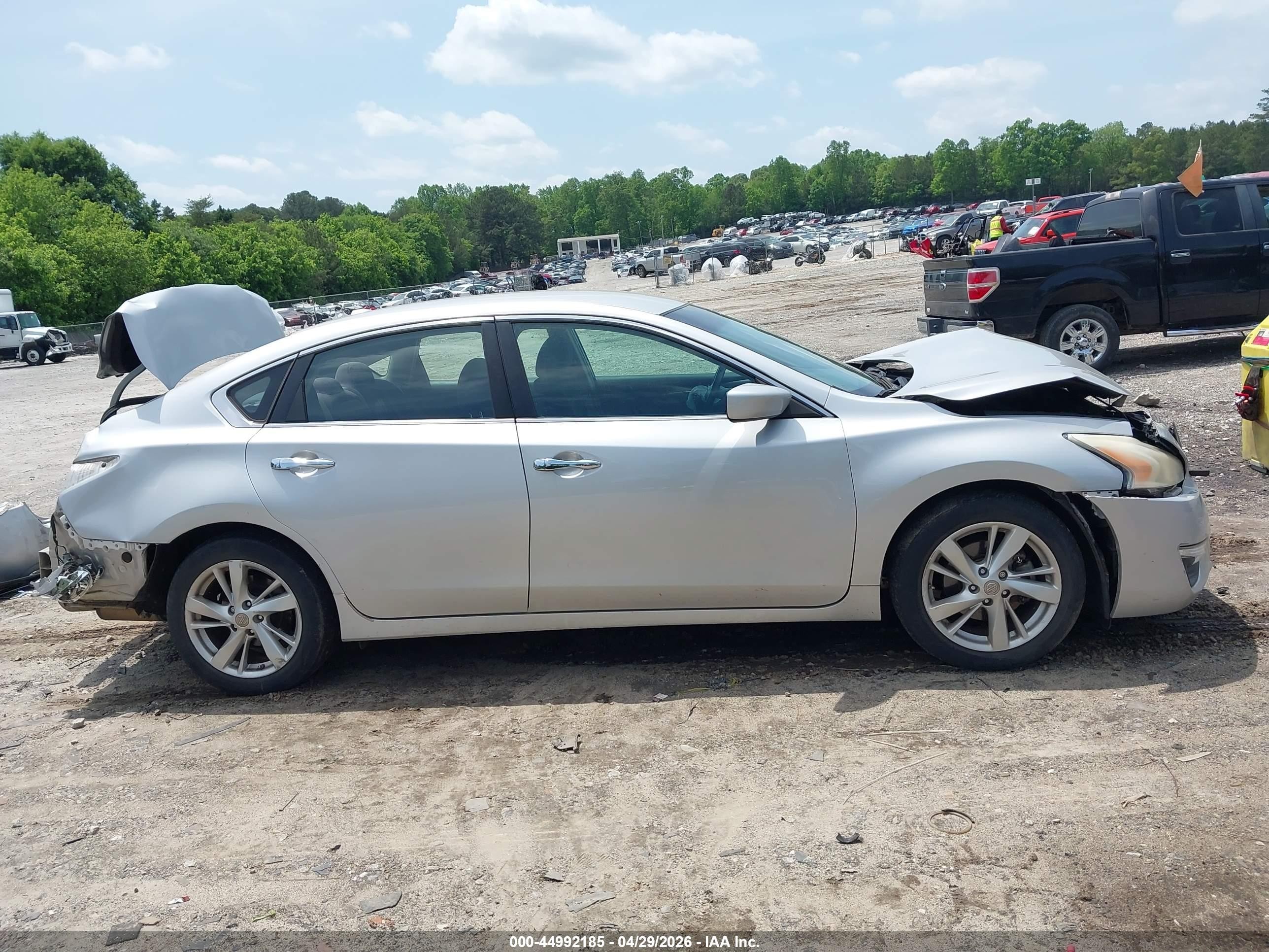 2013 Nissan Altima 2.5 Sv Silver vin: 1N4AL3AP6DN520467
