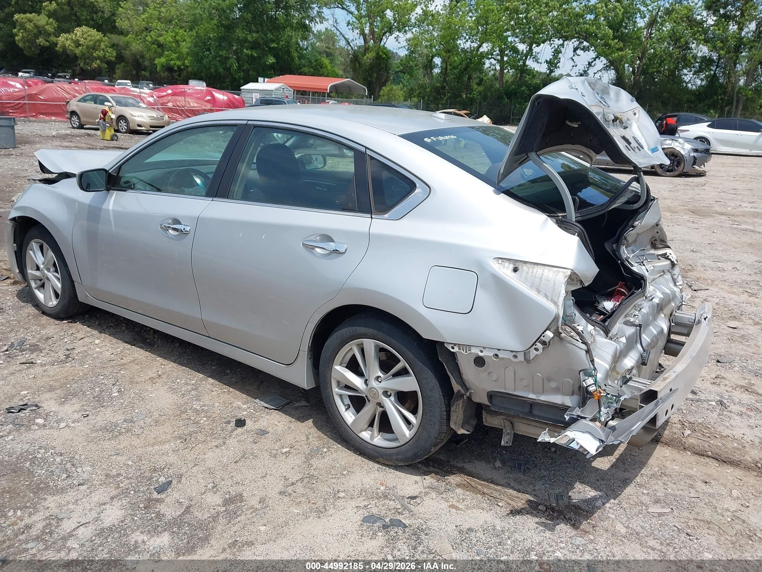 2013 Nissan Altima 2.5 Sv Silver vin: 1N4AL3AP6DN520467