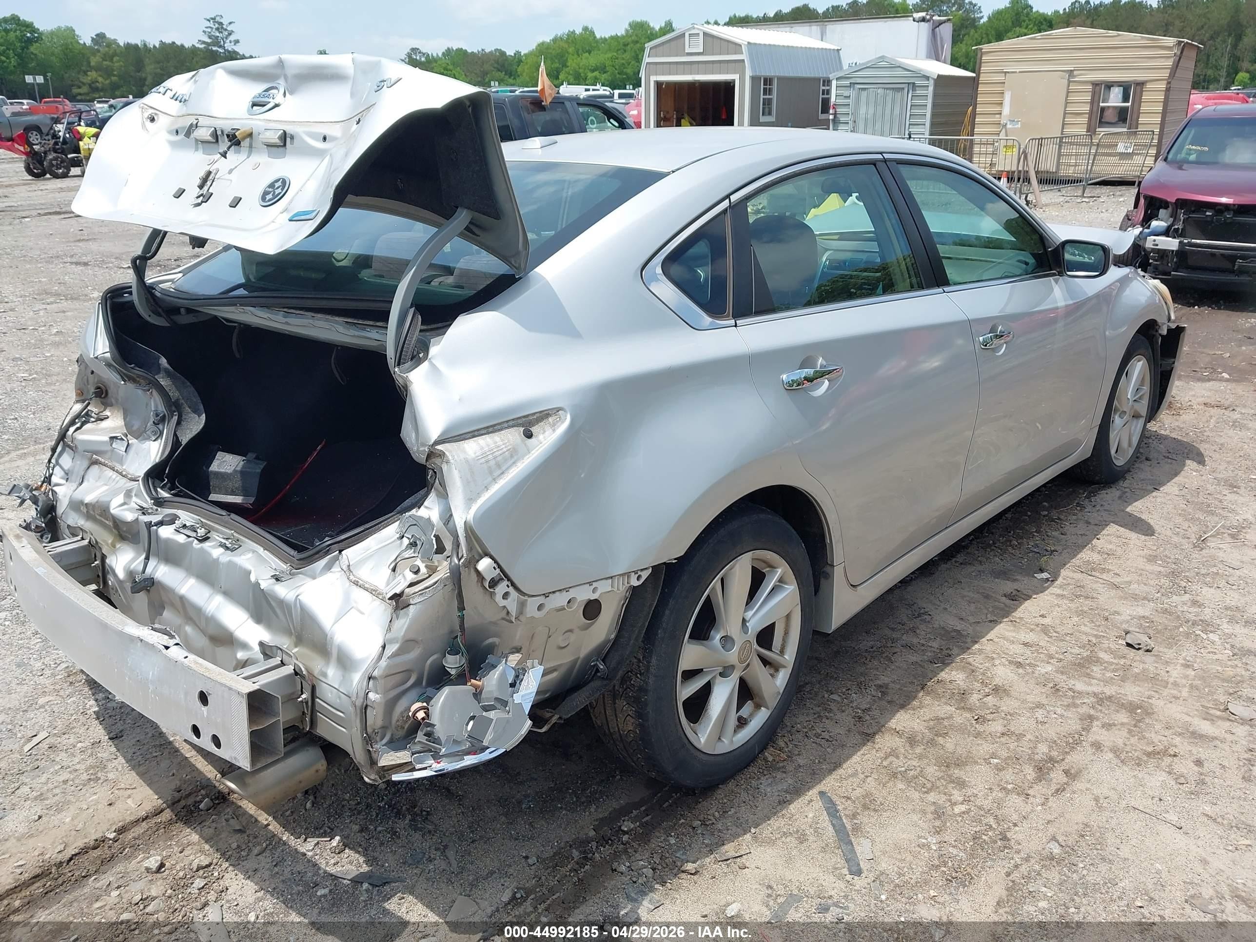 2013 Nissan Altima 2.5 Sv Silver vin: 1N4AL3AP6DN520467