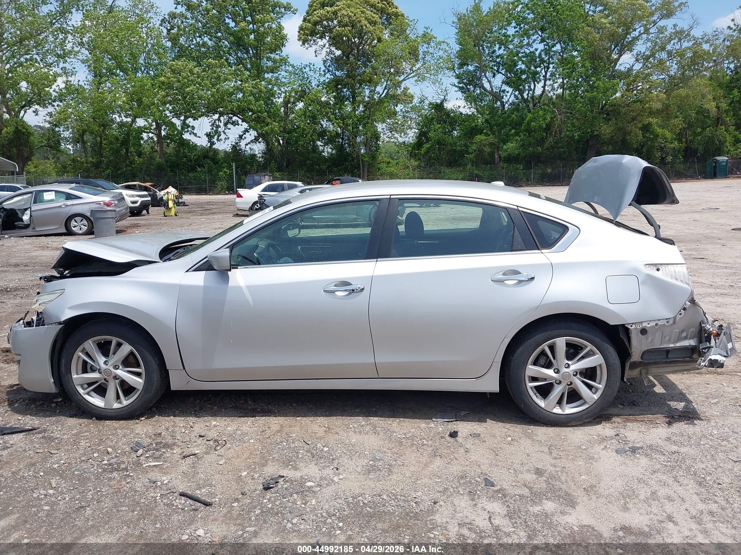 2013 Nissan Altima 2.5 Sv Silver vin: 1N4AL3AP6DN520467