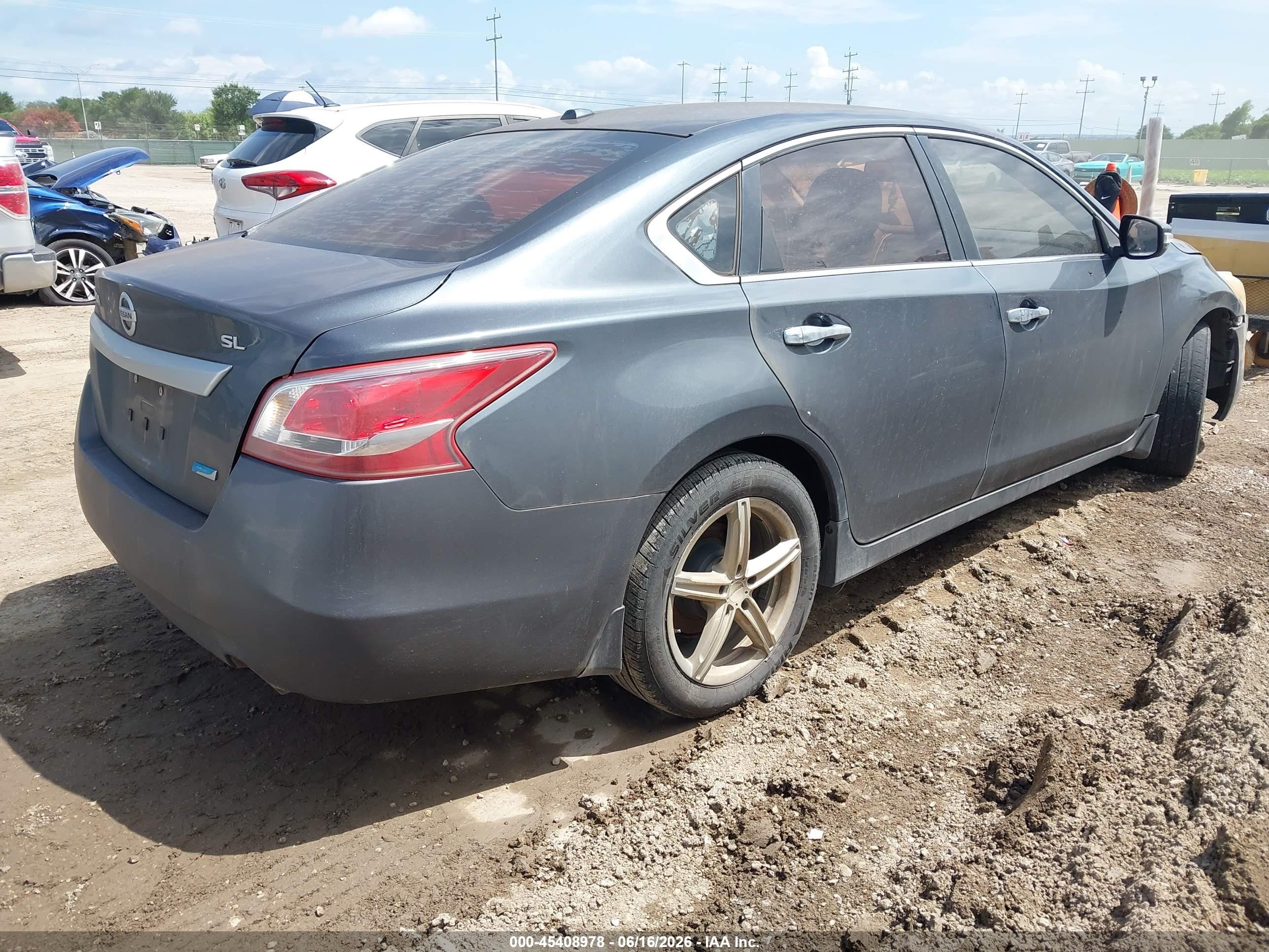 2013 Nissan Altima 2.5 Sl Gray vin: 1N4AL3AP6DN537916