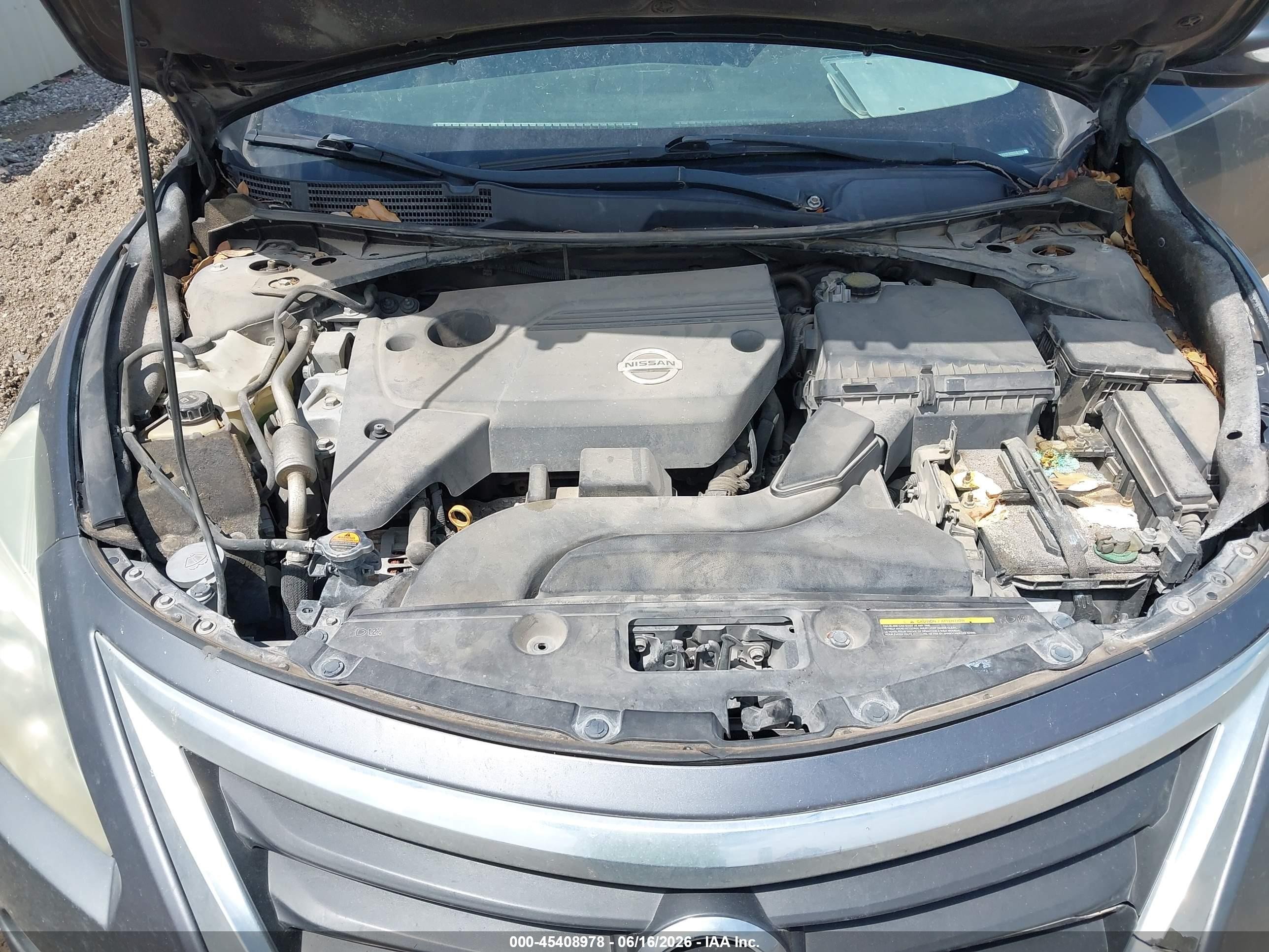 2013 Nissan Altima 2.5 Sl Gray vin: 1N4AL3AP6DN537916