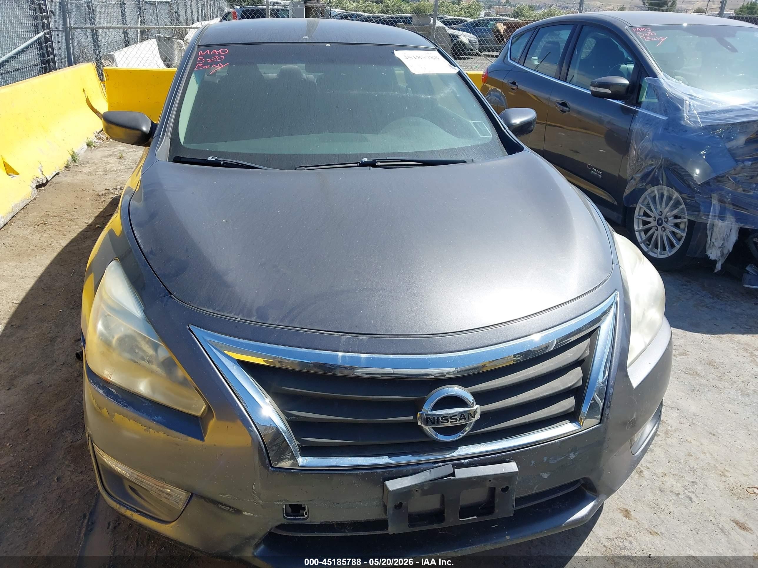 2013 Nissan Altima 2.5 S Серый vin: 1N4AL3AP6DN541903