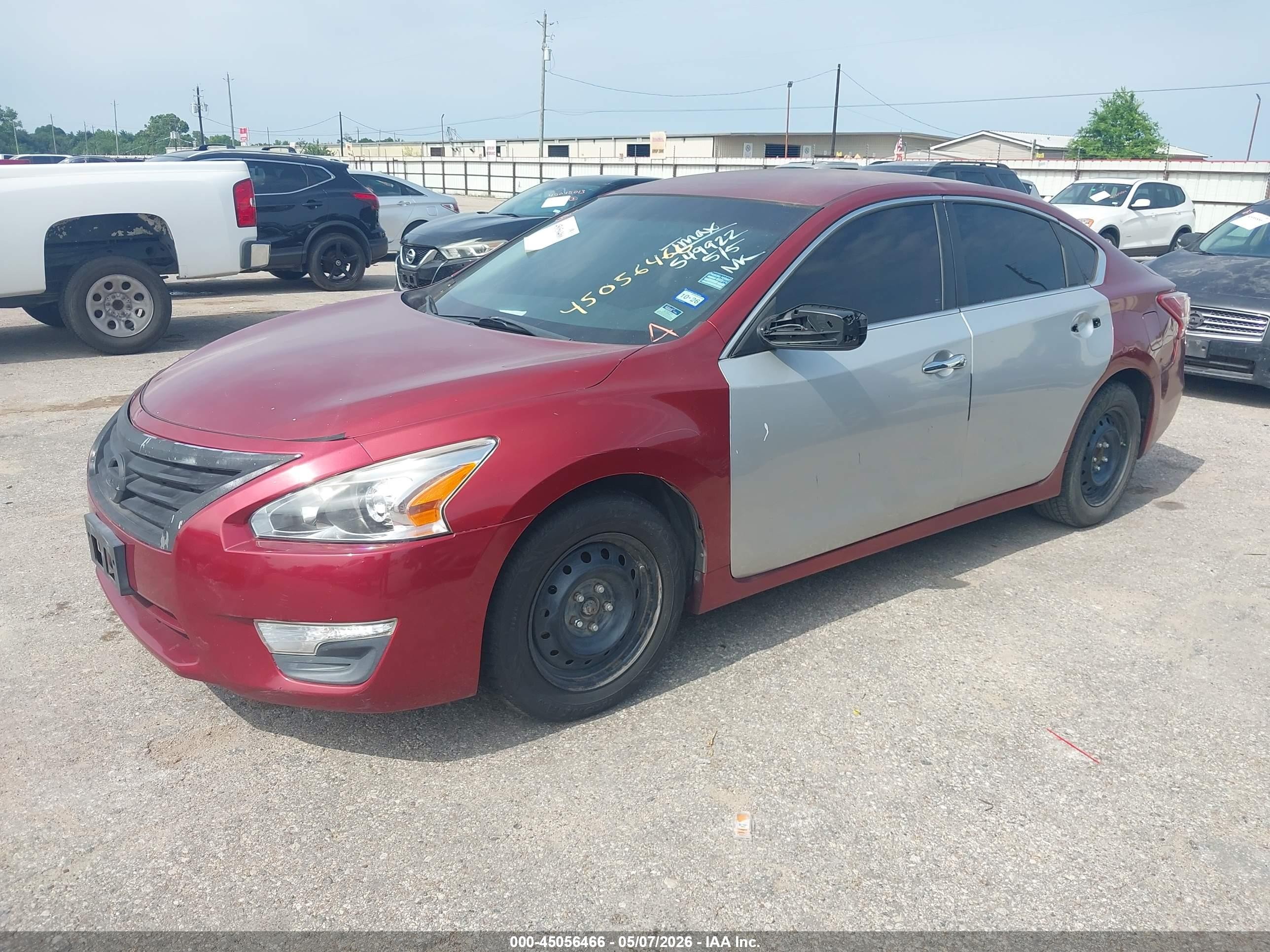 2013 Nissan Altima 2.5 S Burgundy vin: 1N4AL3AP6DN549922