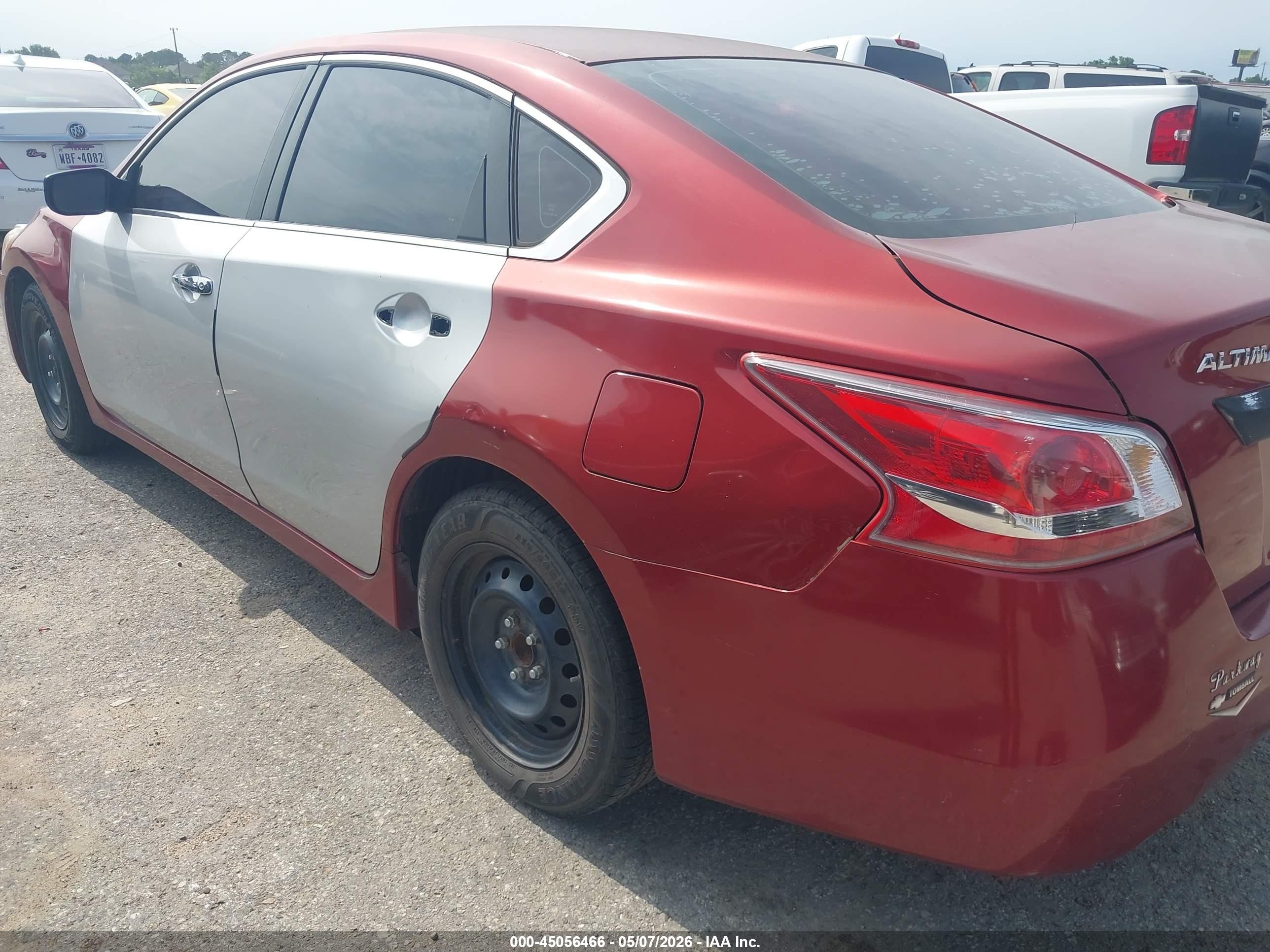 2013 Nissan Altima 2.5 S Burgundy vin: 1N4AL3AP6DN549922