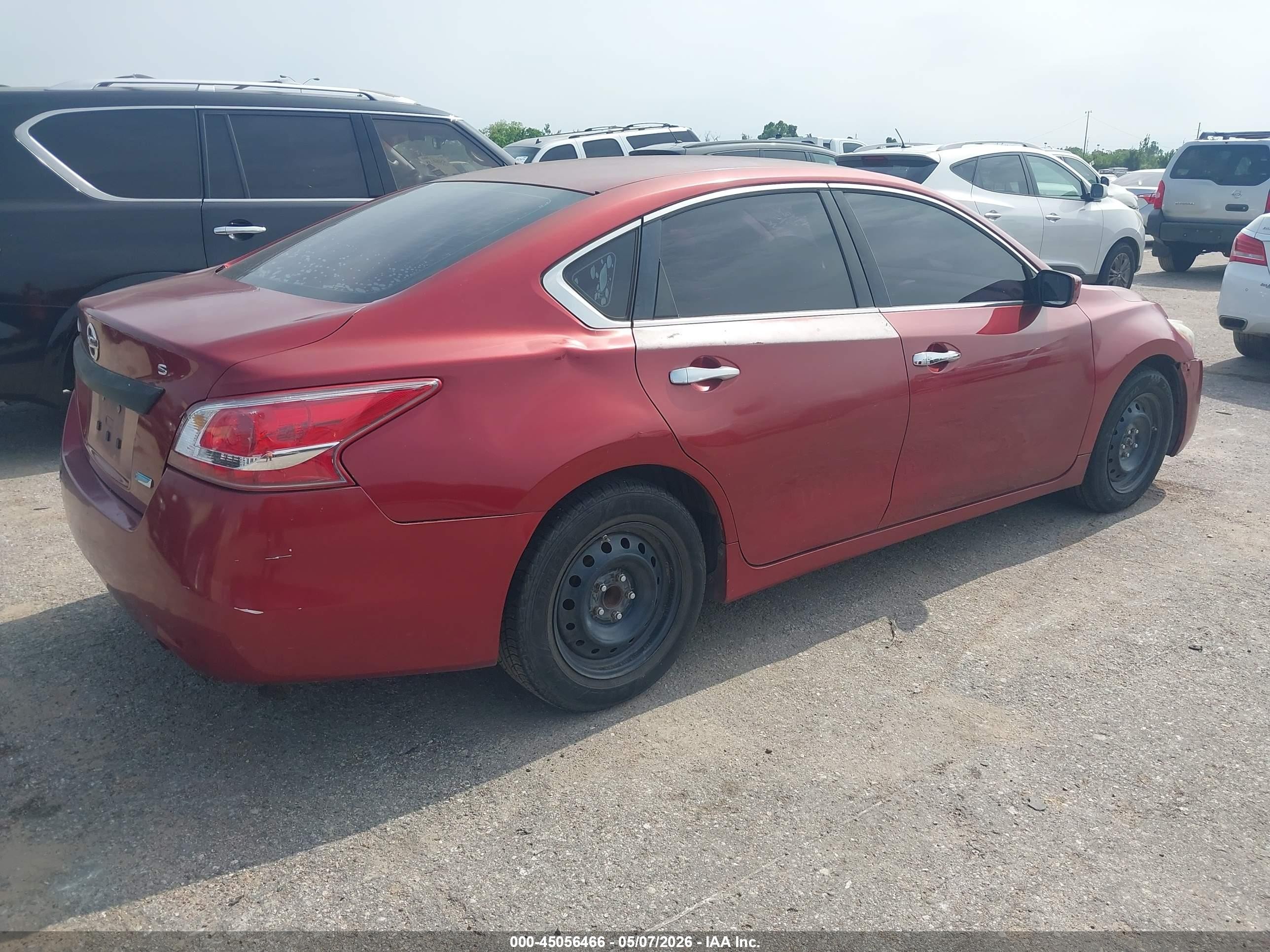 2013 Nissan Altima 2.5 S Burgundy vin: 1N4AL3AP6DN549922