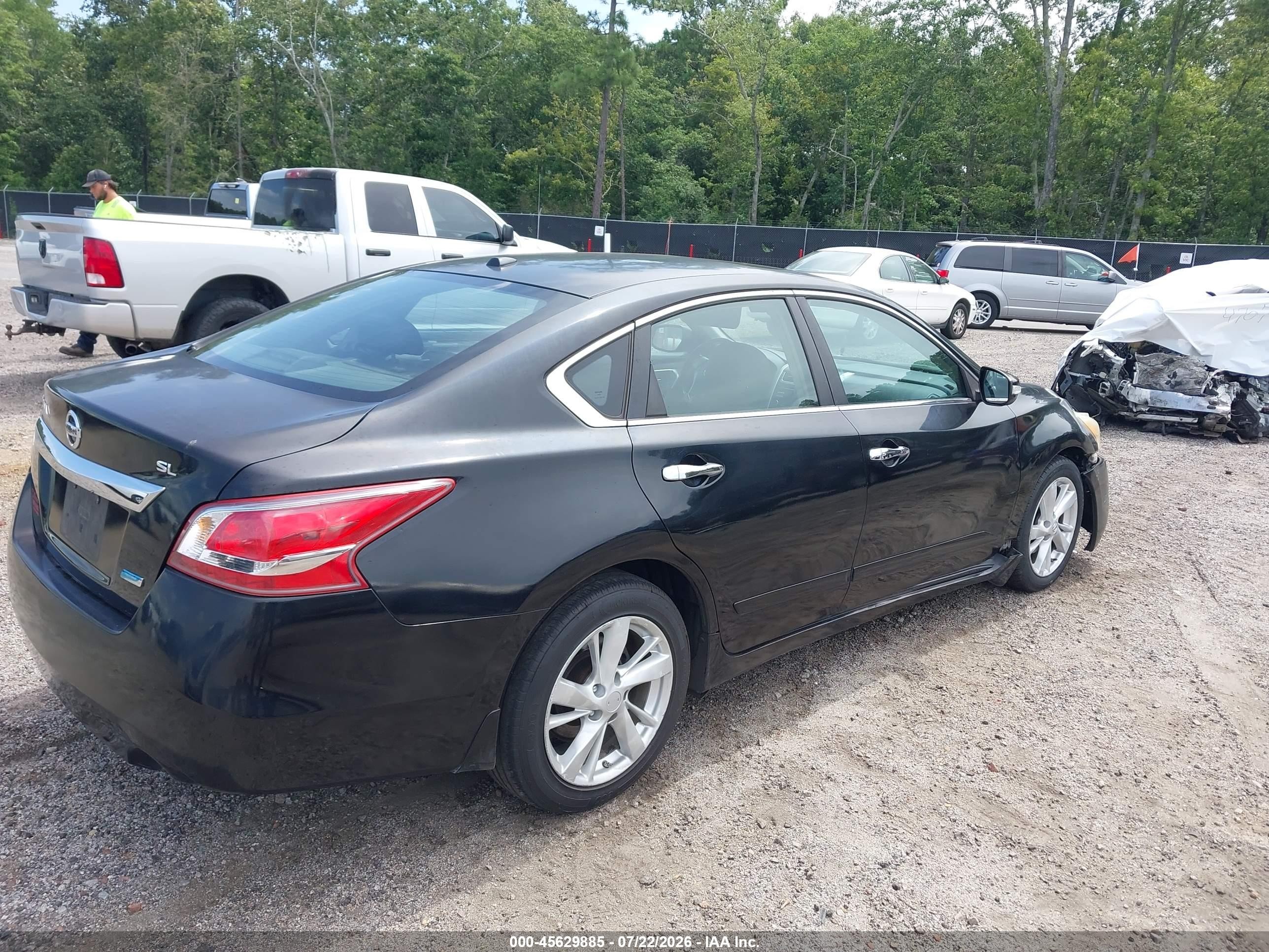 2013 Nissan Altima 2.5 Sl Black vin: 1N4AL3AP6DN556613