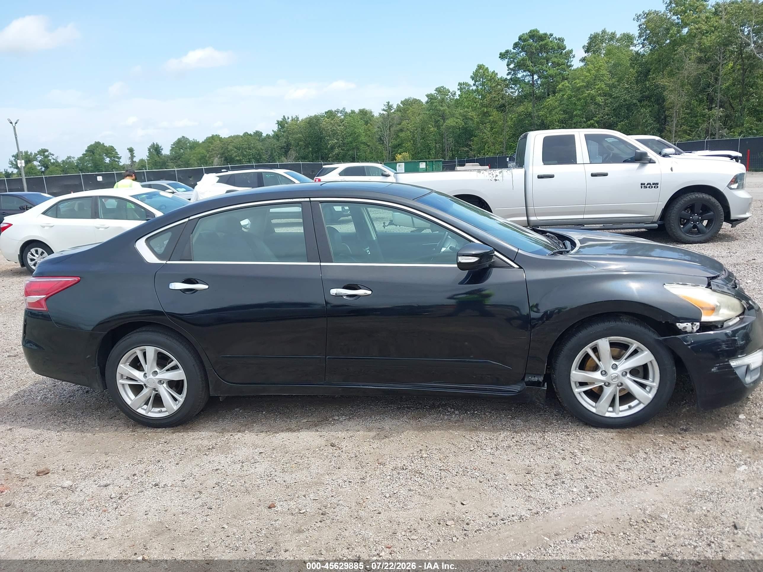 2013 Nissan Altima 2.5 Sl Black vin: 1N4AL3AP6DN556613