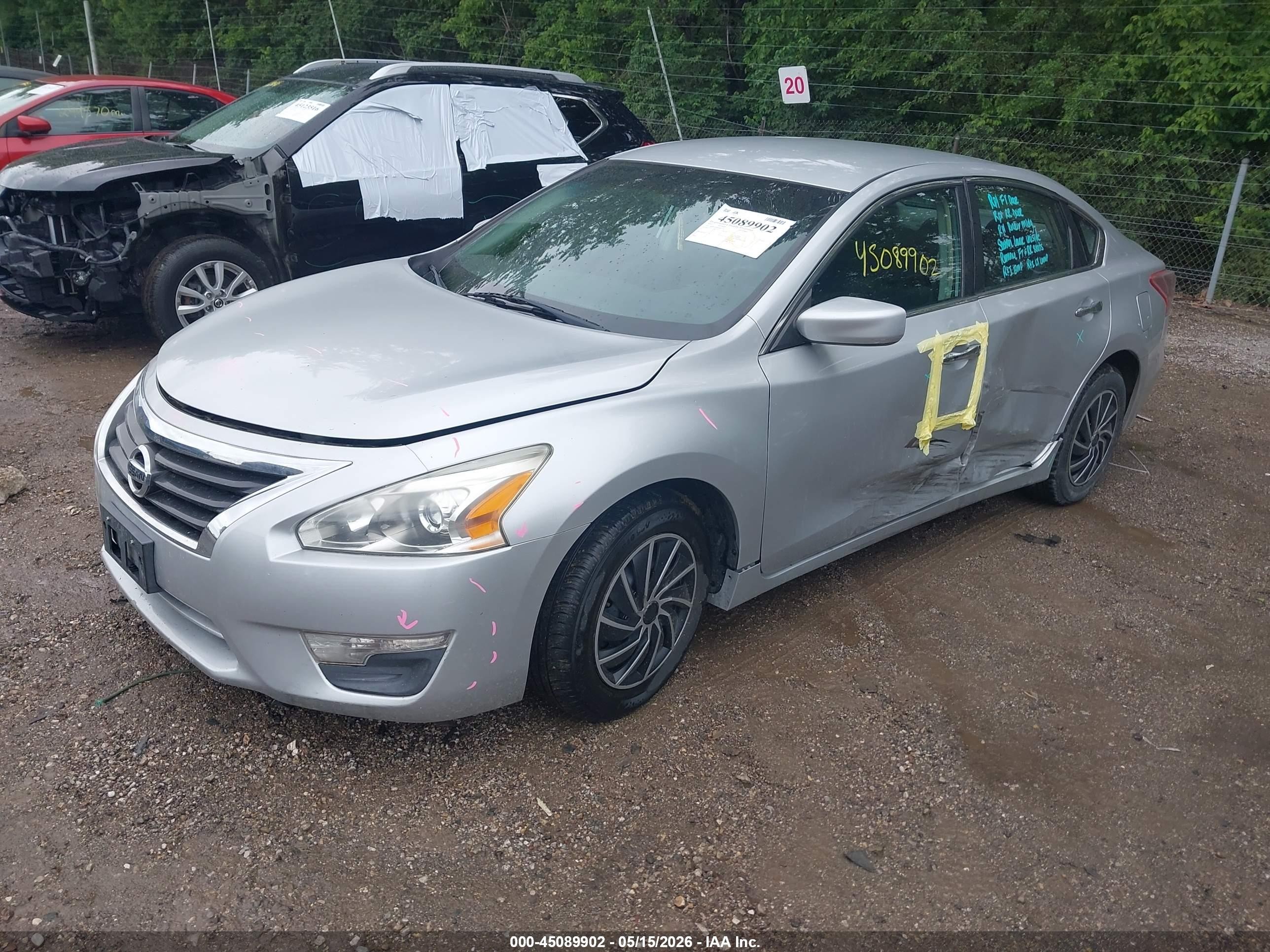 2013 Nissan Altima 2.5 S Серебряный vin: 1N4AL3AP6DN565781